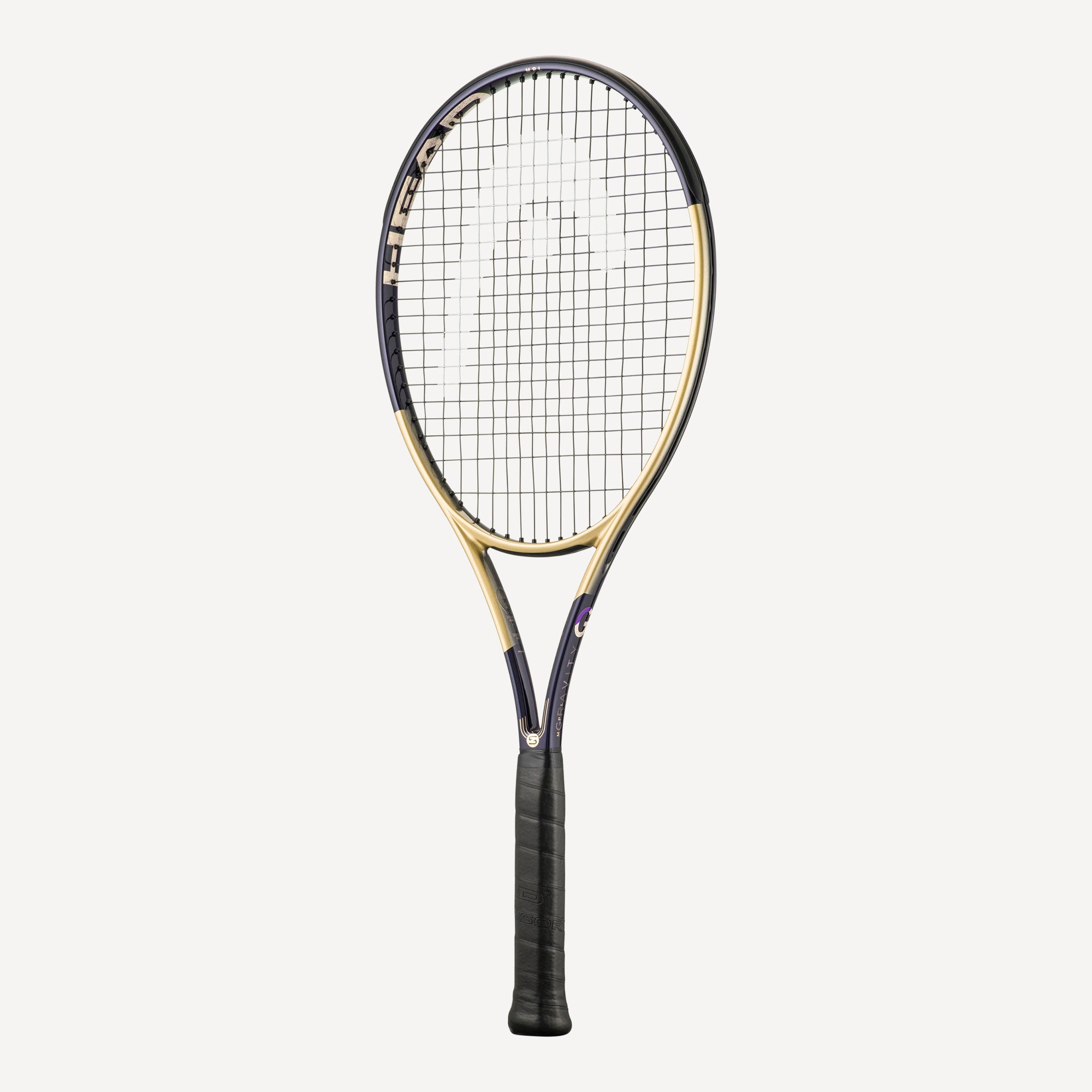HEAD Gravity MP L Zverev 2026 Tennis Racket - Gold/Purple (2)