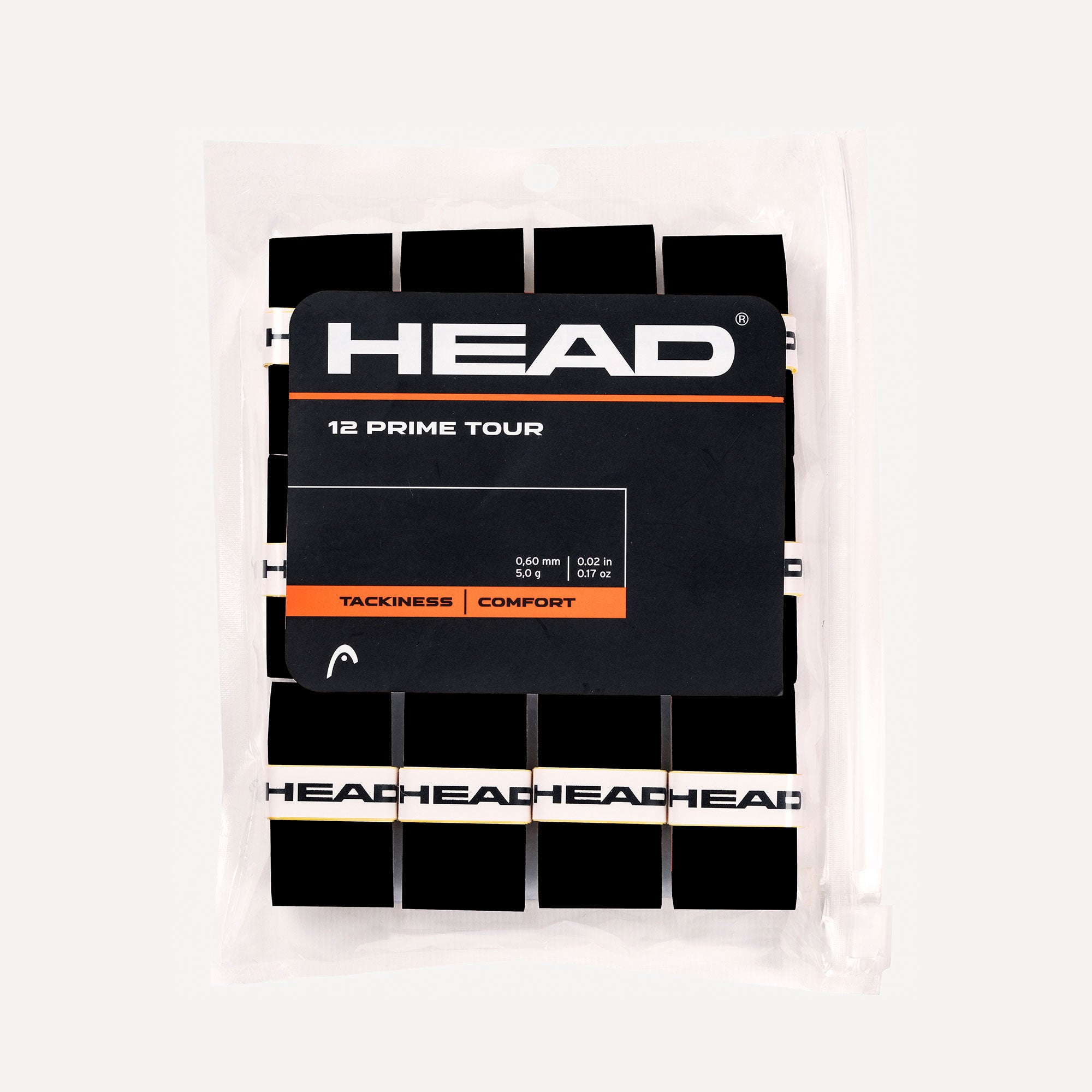 HEAD Prime Tour 12 Tennis Overgrip - Black (1)