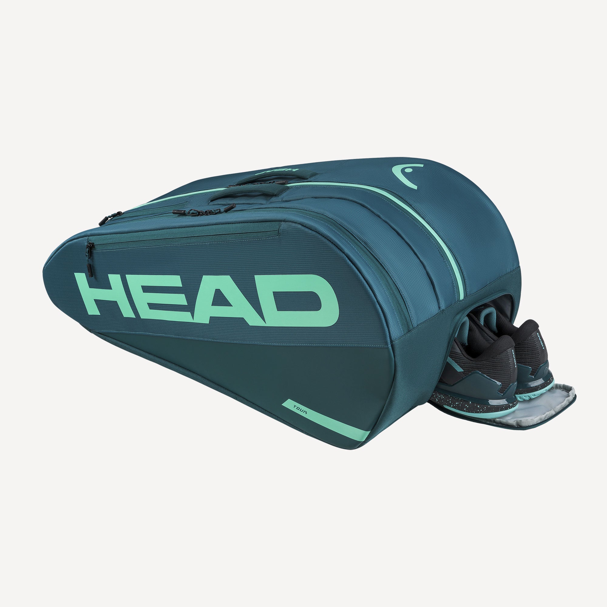 HEAD Tour Racket Tennis Bag L - Green (4)