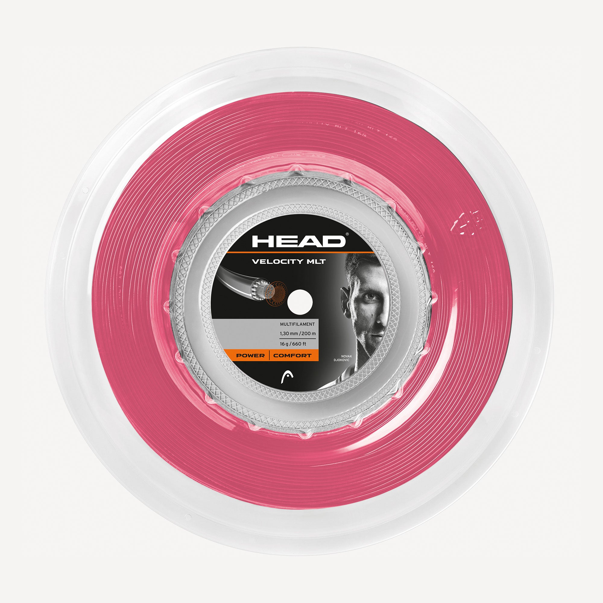 HEAD Velocity MLT Tennis String Reel 200 m Pink (1)