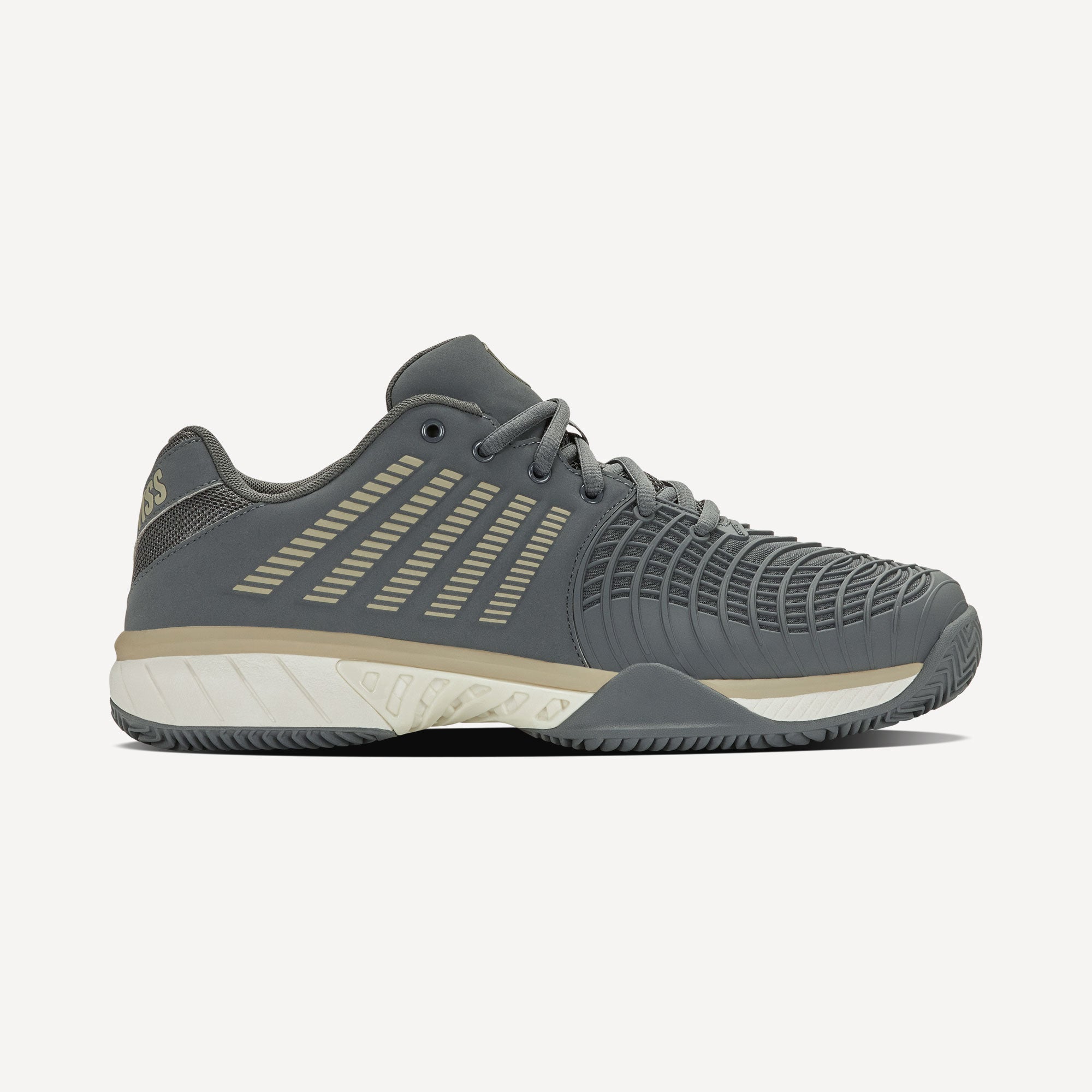 K-Swiss Express Light 3 Men テニスシューズ K-Swiss Express Light 3 Men's Clay Court Tennis Shoes - Grey