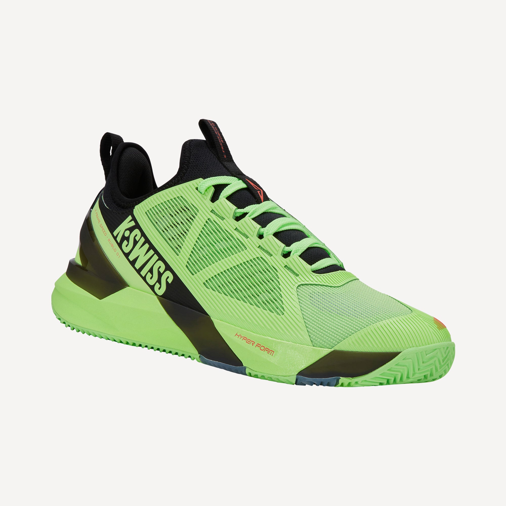 K-Swiss K-Frame Speed Rublo Men's Clay Court Tennis Shoes - Green (4)