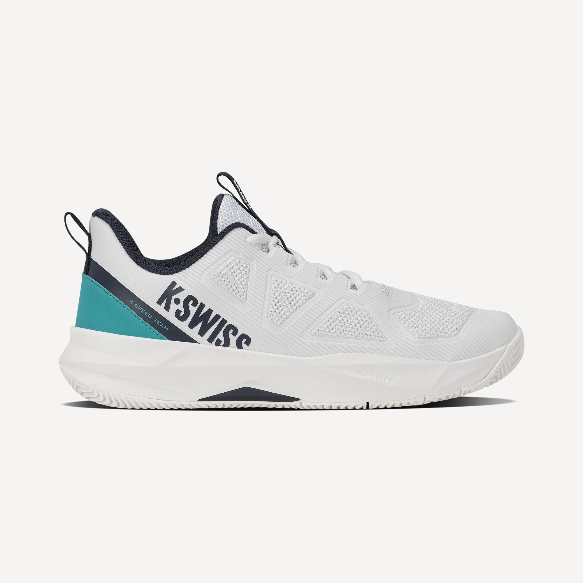 K-Swiss K-Speed Team Men's Clay Court Tennis Shoes - White (1)