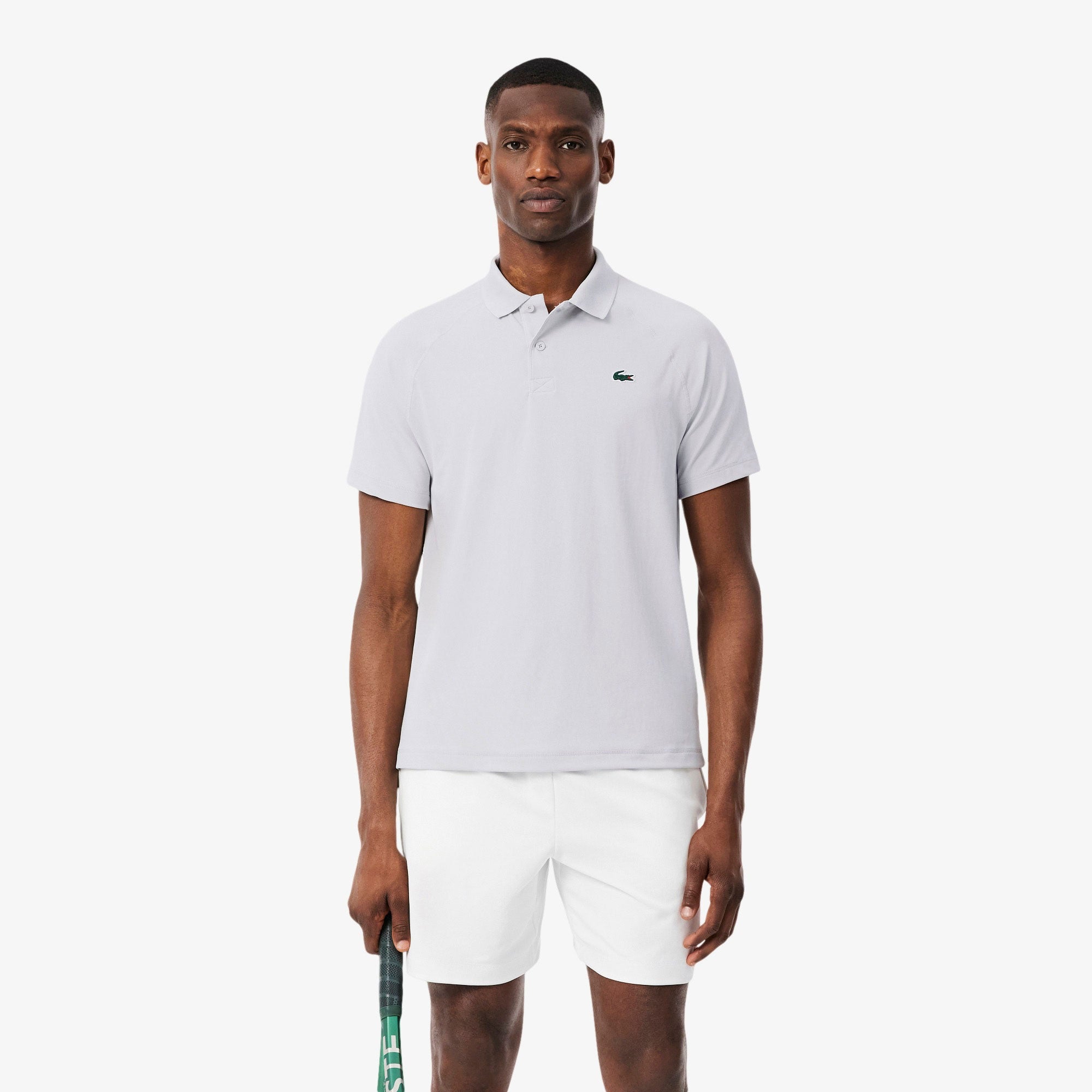 Lacoste Essentials Men's Ultra Dry Polo - Grey (1)