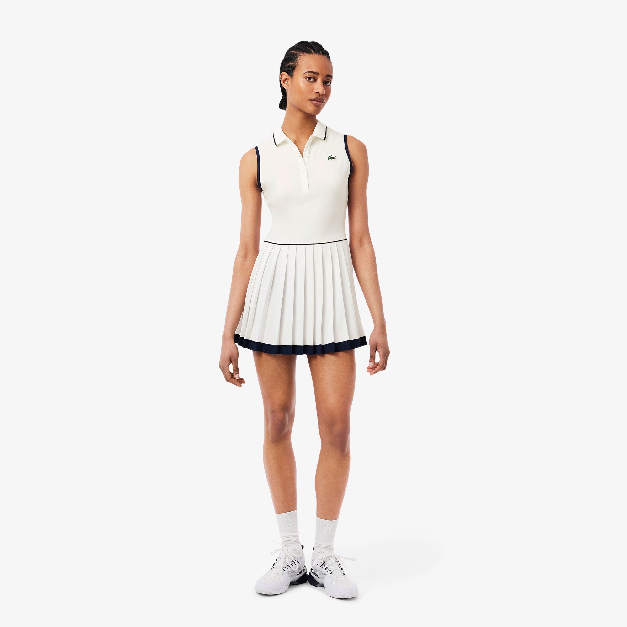 chinese dress ladies Lacoste Heritage Women's Ultra Dry Tennis Dress - White