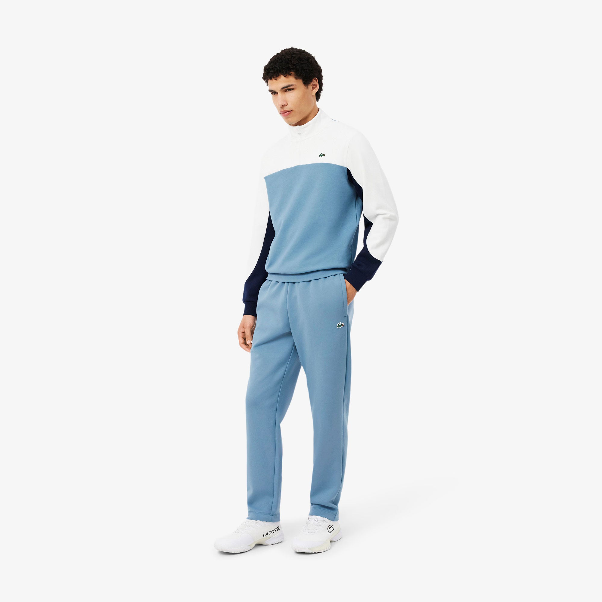 Lacoste Men's Breathable Tennis Pants - Blue (1)