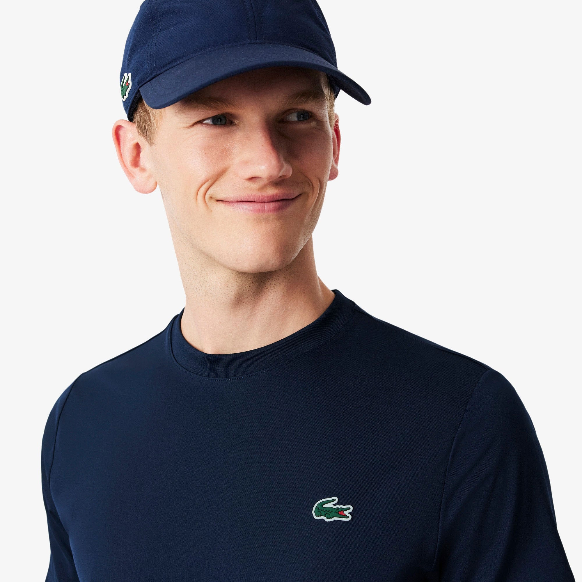 Lacoste Men's Ultra Dry Light Tennis Shirt - Dark Blue (3)