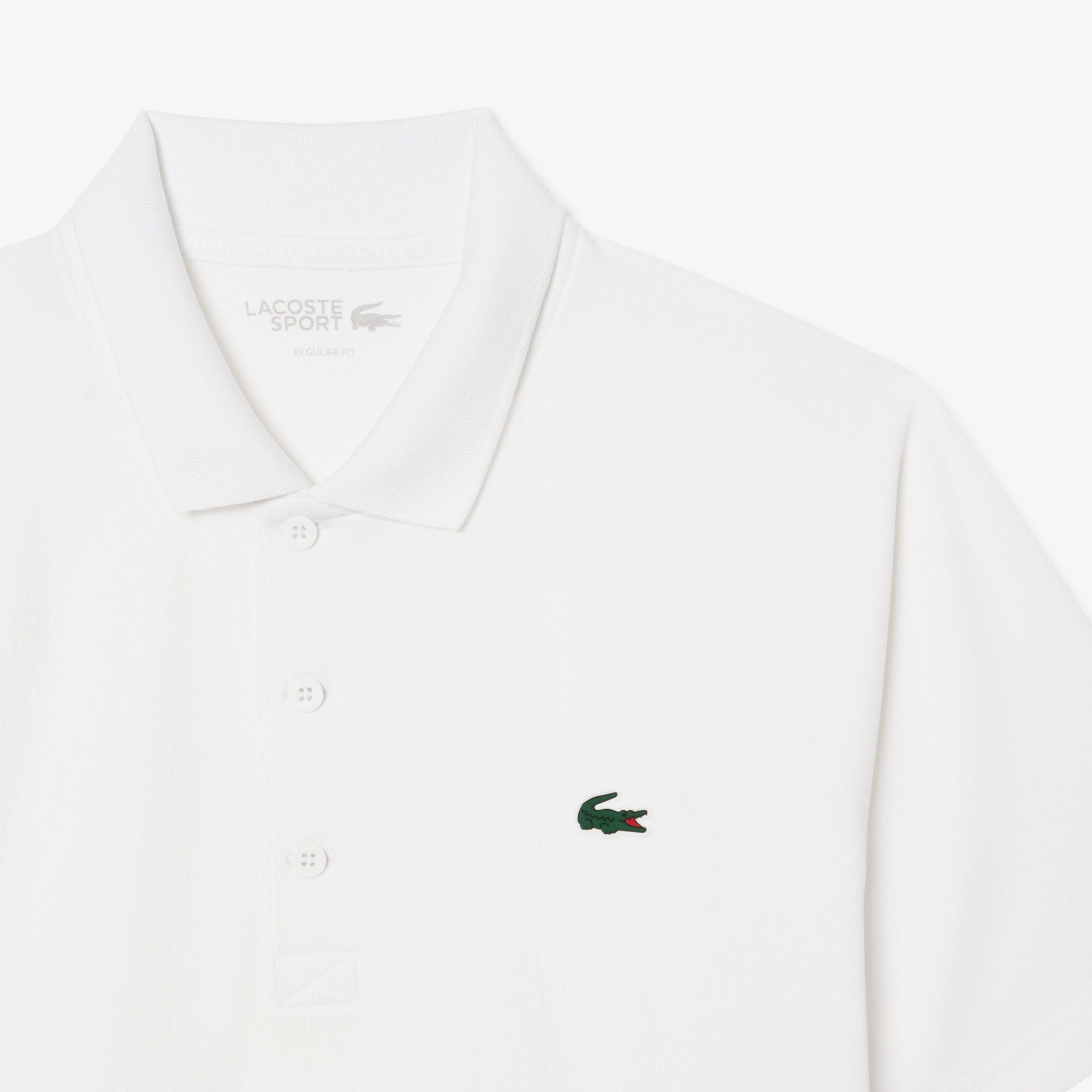 Lacoste Men's Ultra Dry Pique Tennis Polo - White (6)