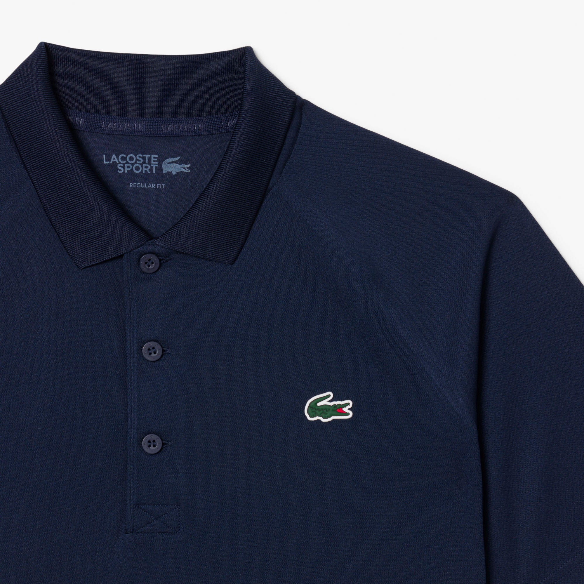 Lacoste Men's Ultra Dry Pique Tennis Polo - Dark Blue (6)