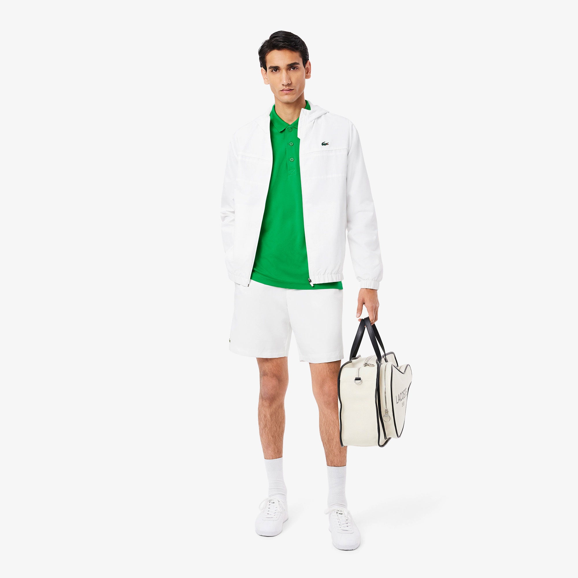 Lacoste Men's Ultra Dry Pique Tennis Polo - Green (4)
