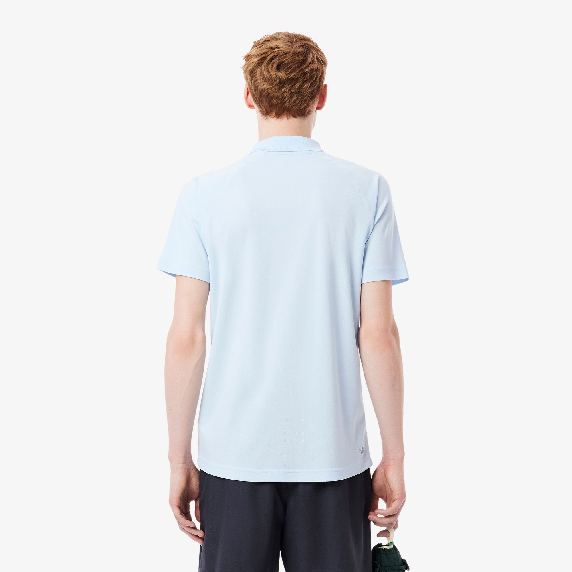 Lacoste Men's Ultra Dry Pique Tennis Polo - Blue (2)
