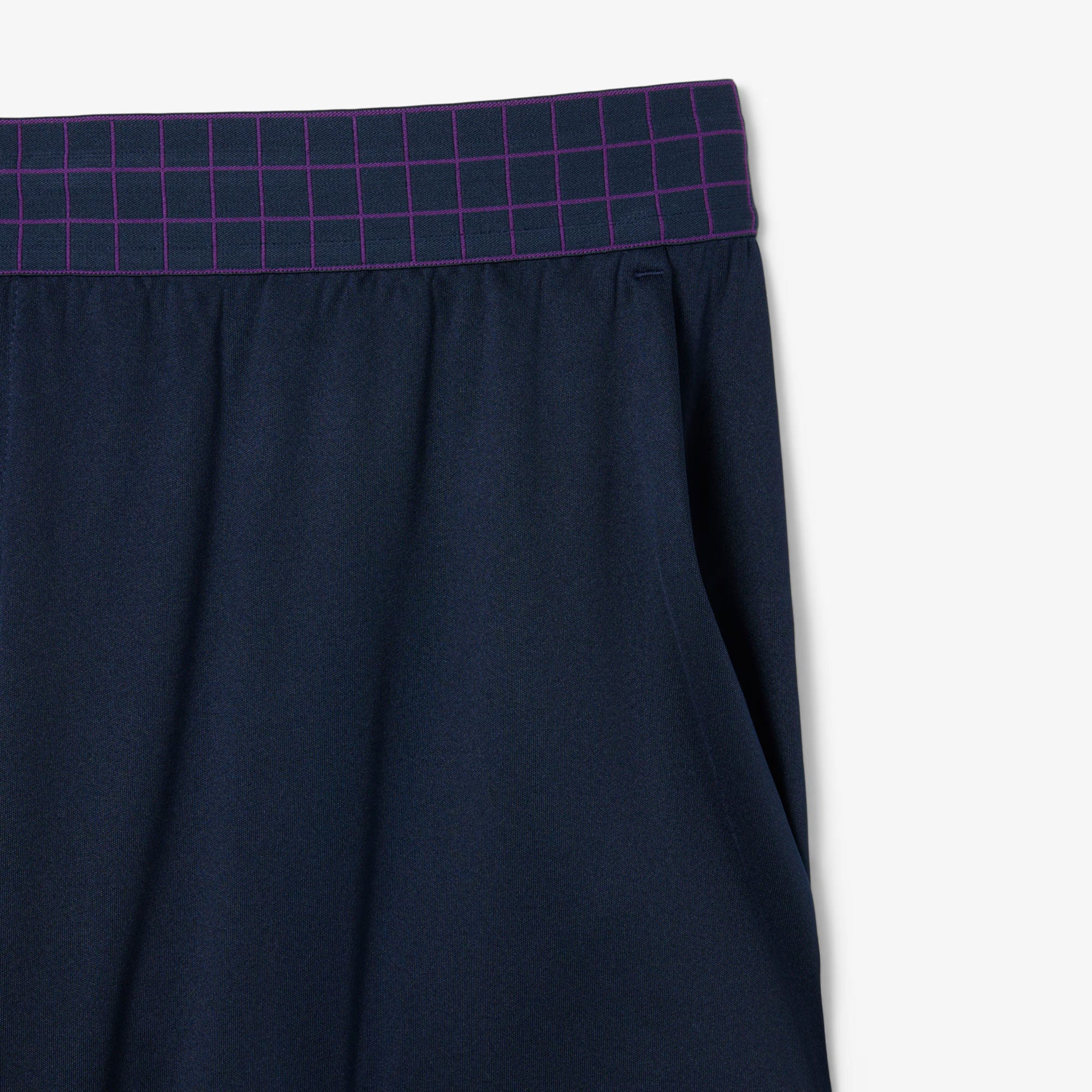 Lacoste Players Men's Mesh Ultra Dry 8-Inch Tennis Shorts - Dark Blue (6)