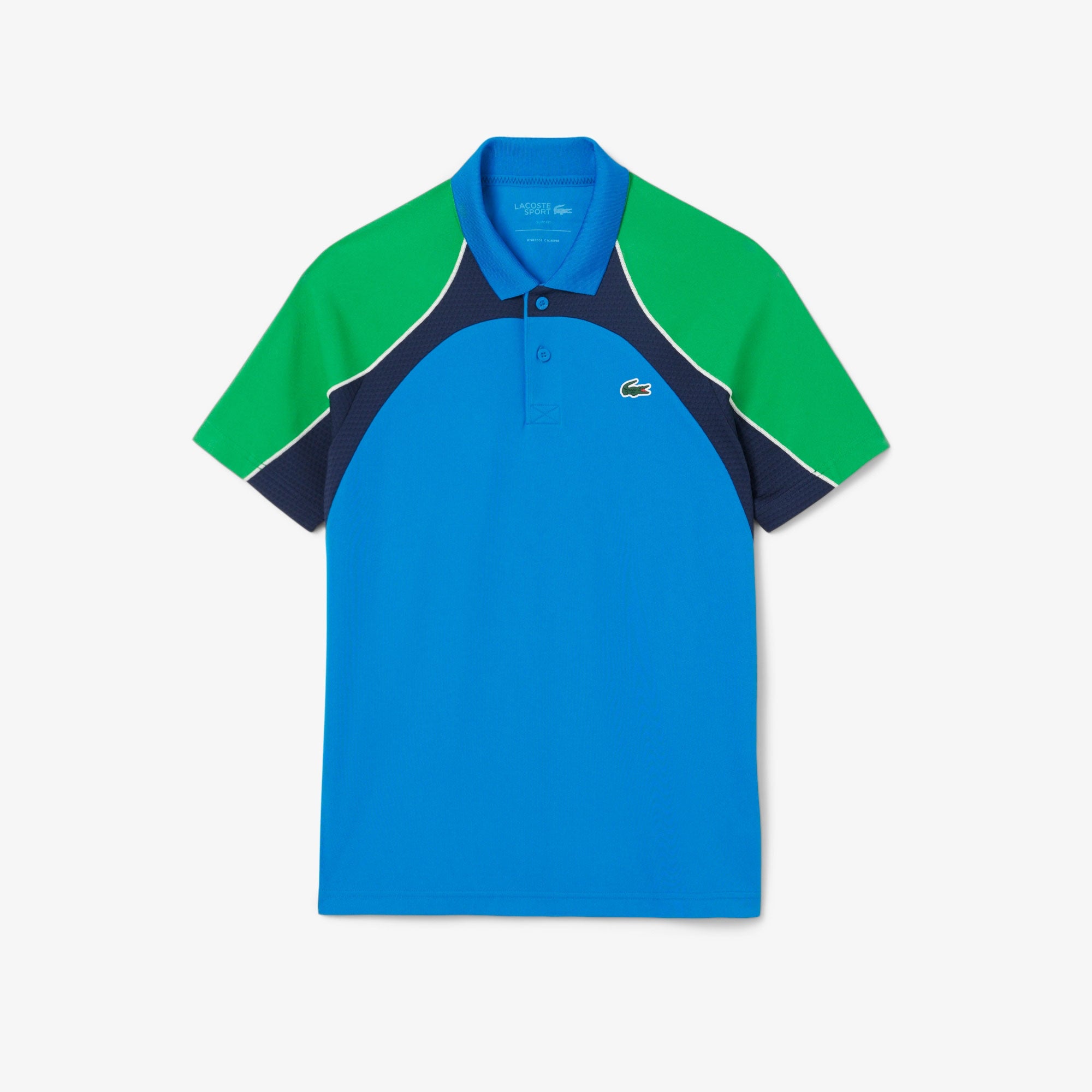 Lacoste Players Men's Ultra Dry Pique Tennis Polo - Blue (2)