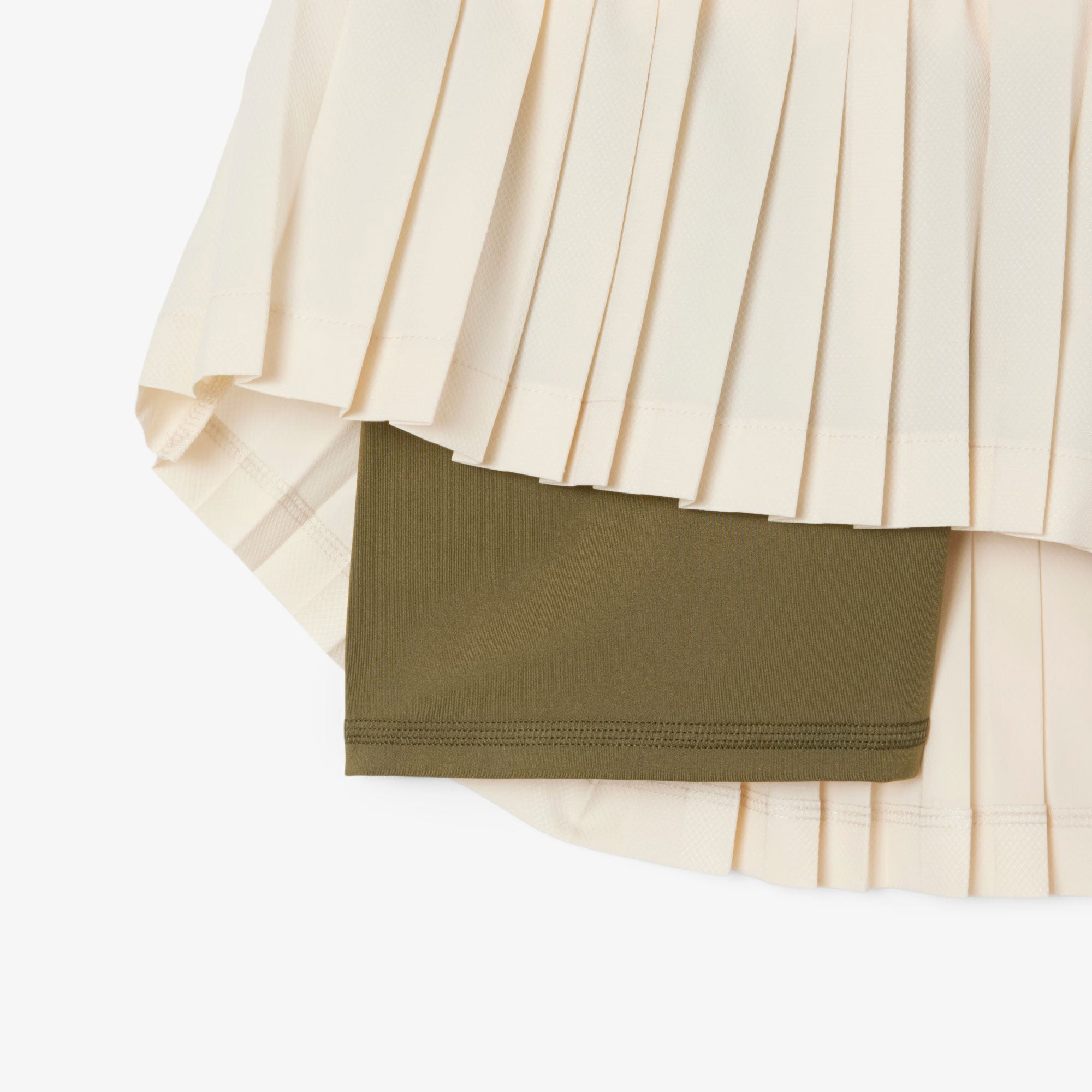 Lacoste Players Women's Ultra Dry Pleated Tennis Skirt - White (6)