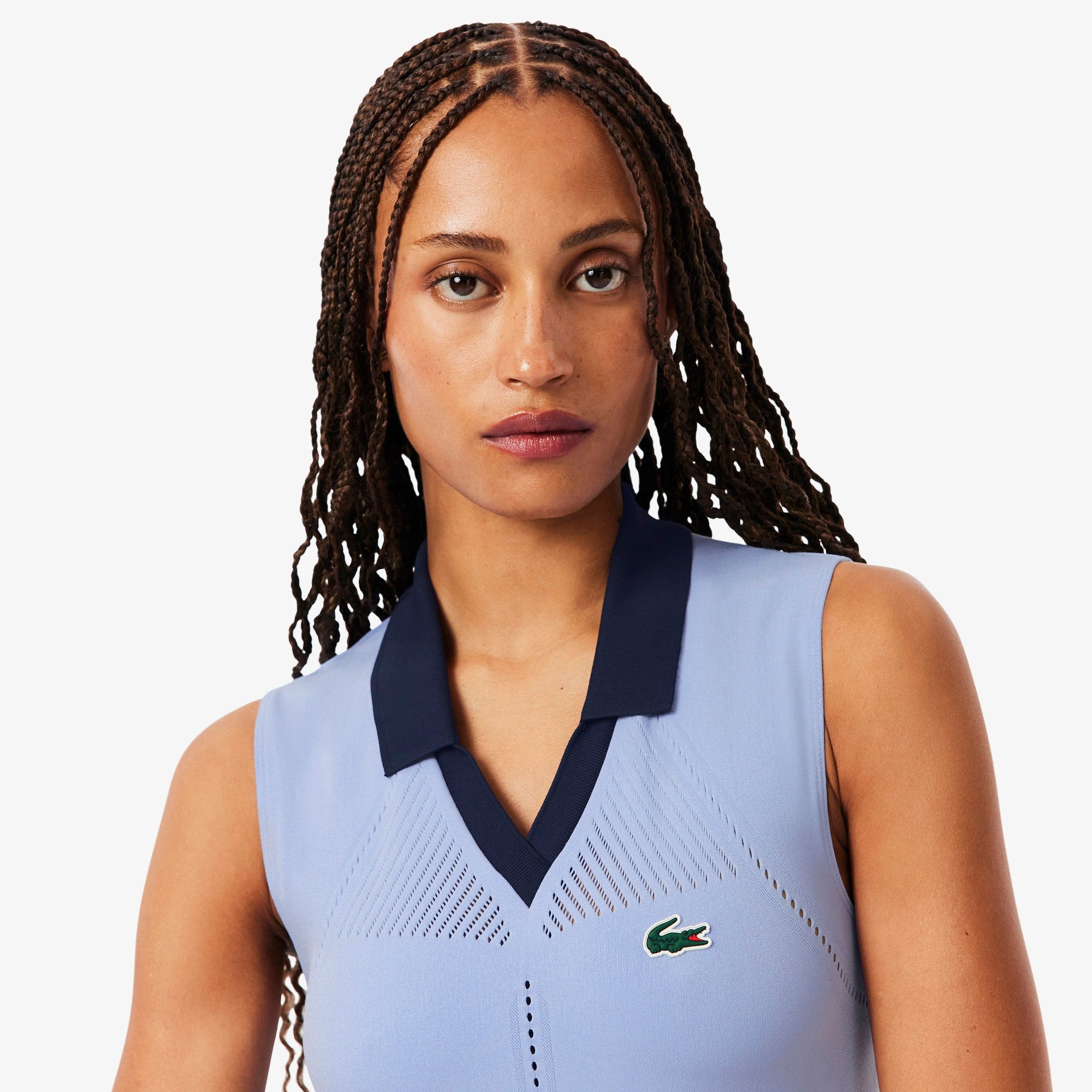 Lacoste Players Women's Ultra Dry Seamless Tennis Tank Top - Purple (3)