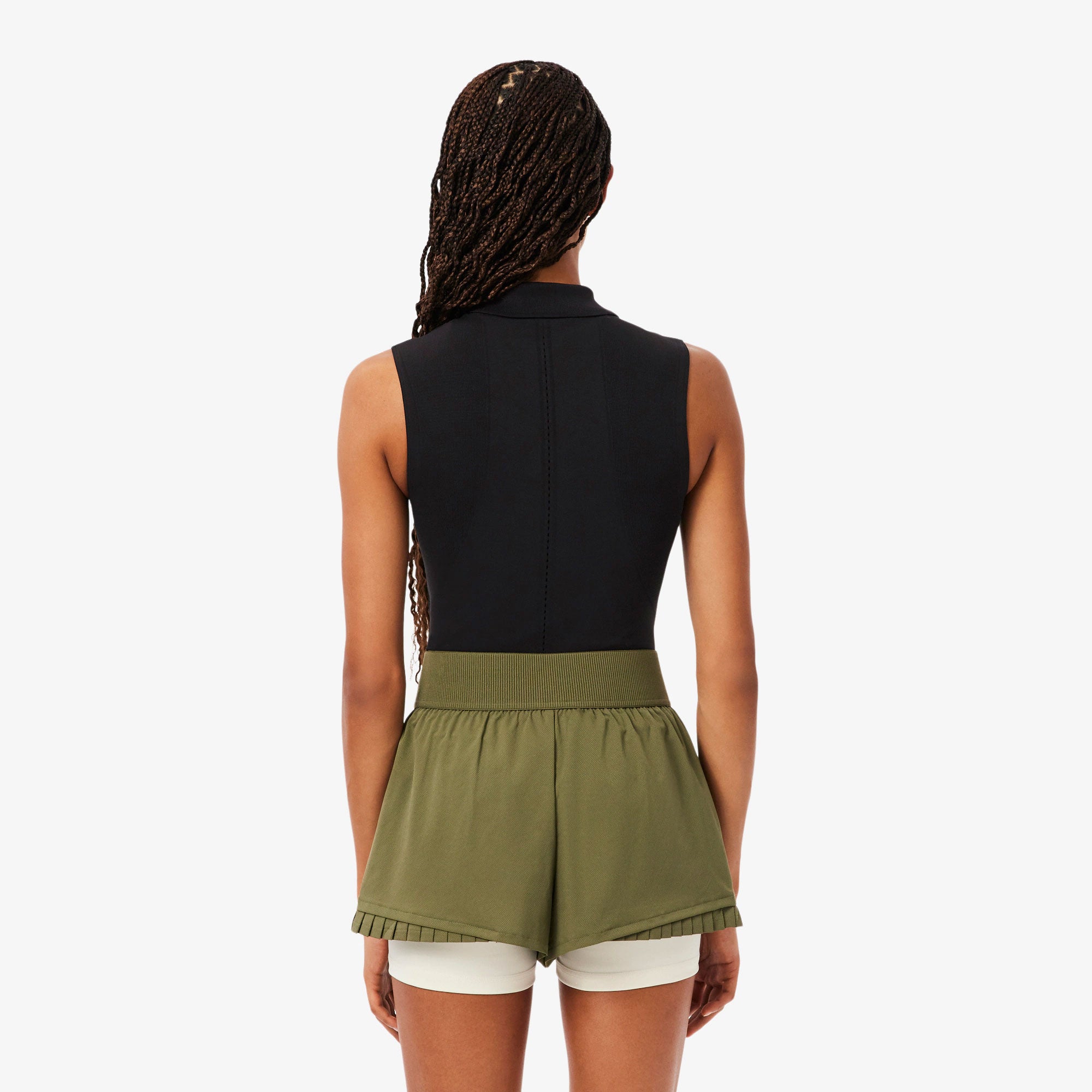 Lacoste Players Women's Ultra Dry Seamless Tennis Tank Top - Black (2)