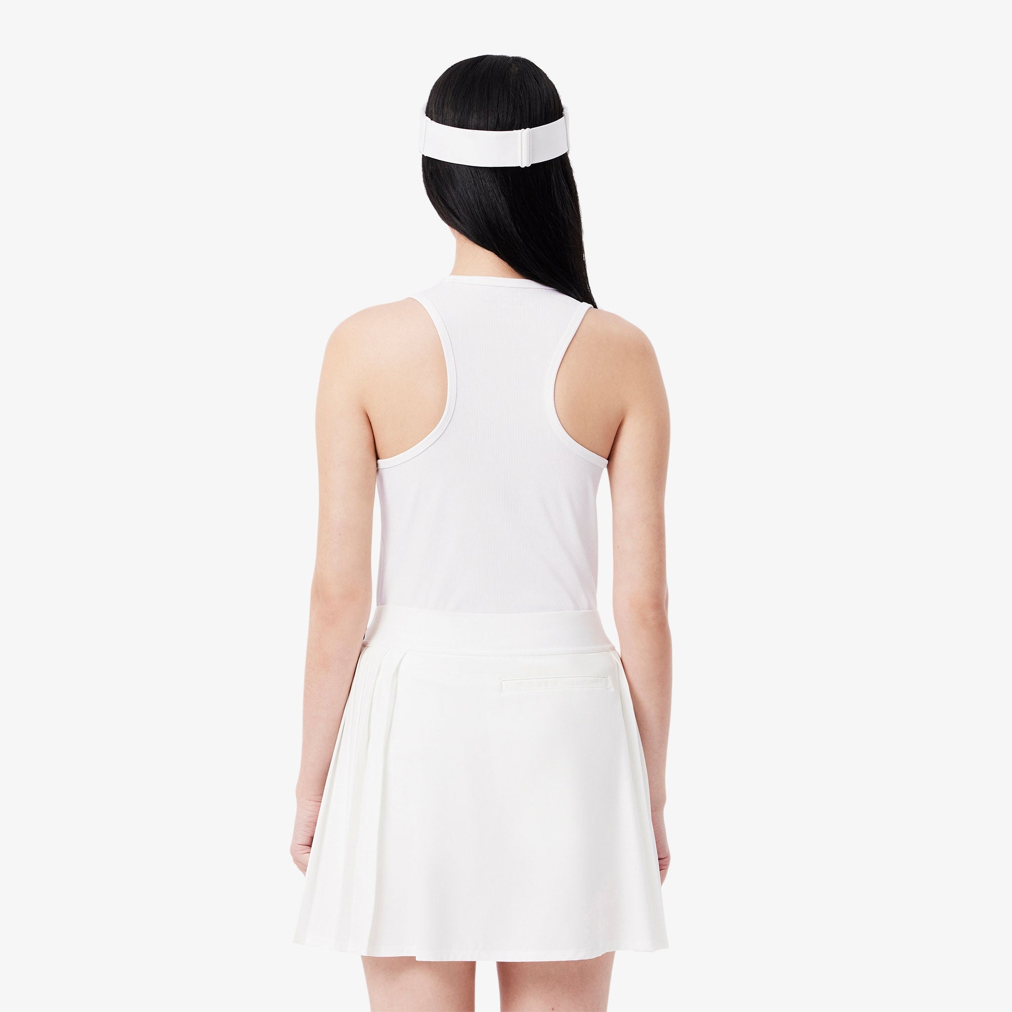 Lacoste Women's Ultra Dry Sport Tank Top - White (2)