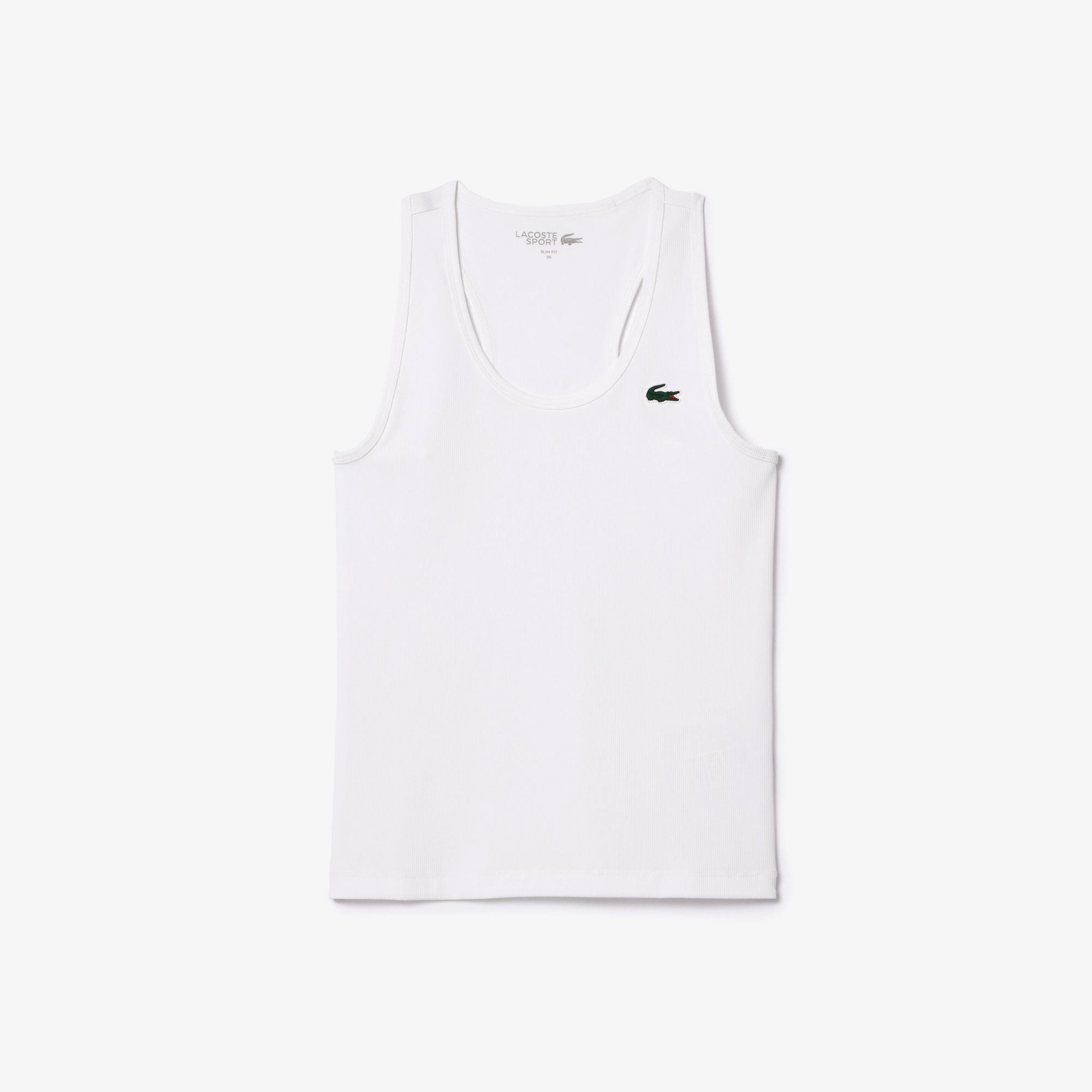 Lacoste Women's Ultra Dry Sport Tank Top - White (4)