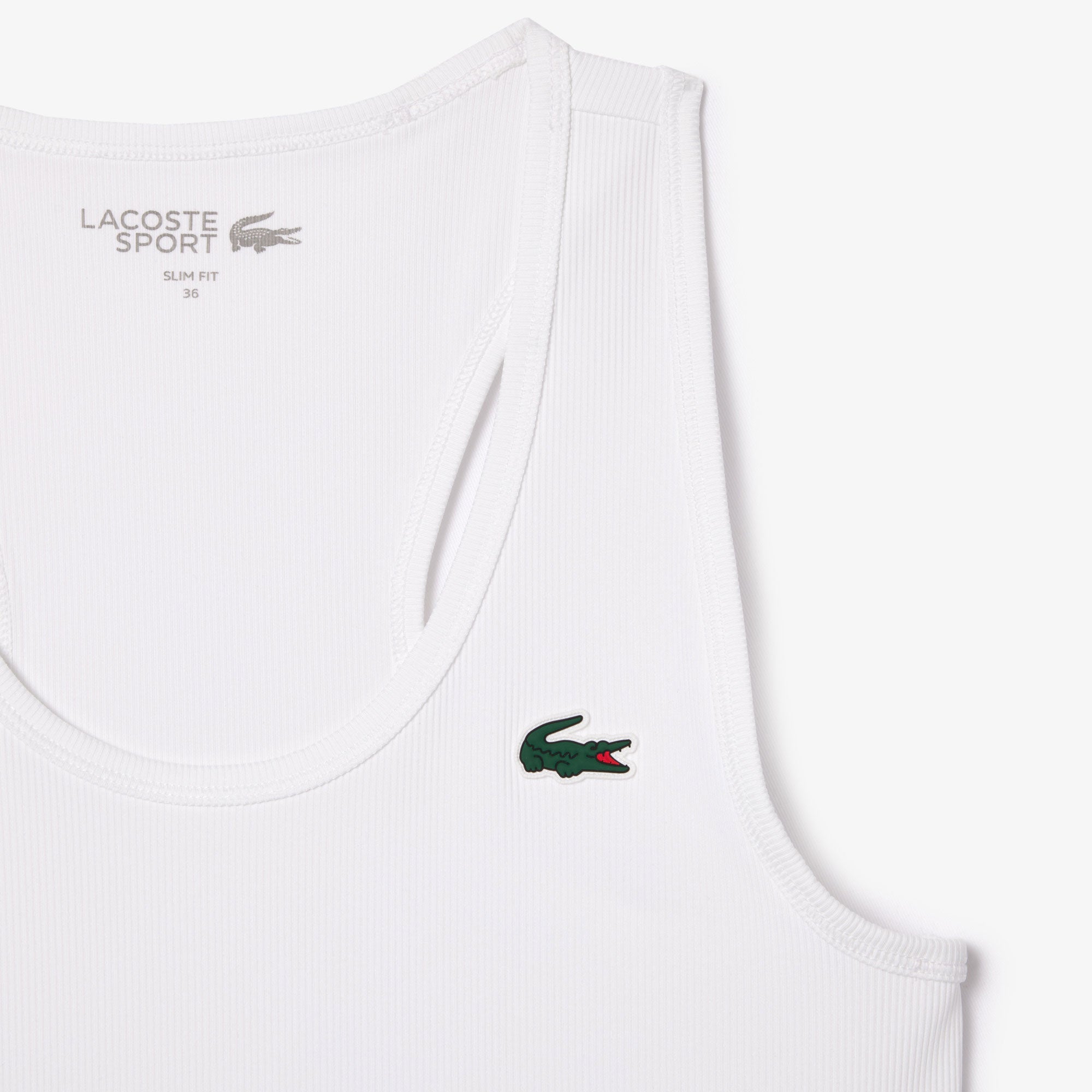 Lacoste Women's Ultra Dry Sport Tank Top - White (5)