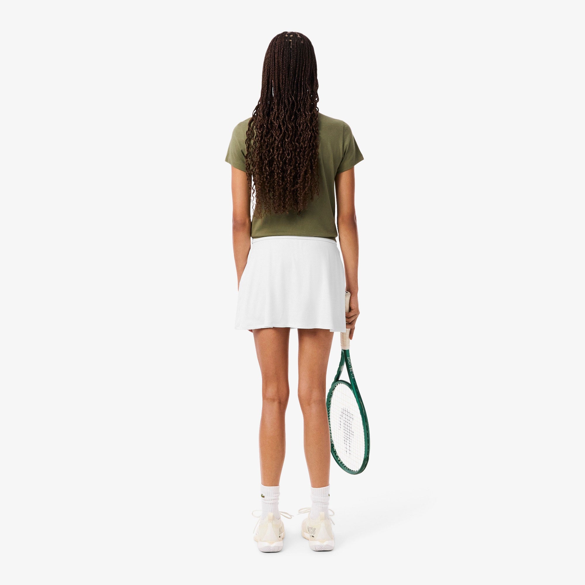 Lacoste Women's Ultra Dry Women's Tennis Skirt - White (3)