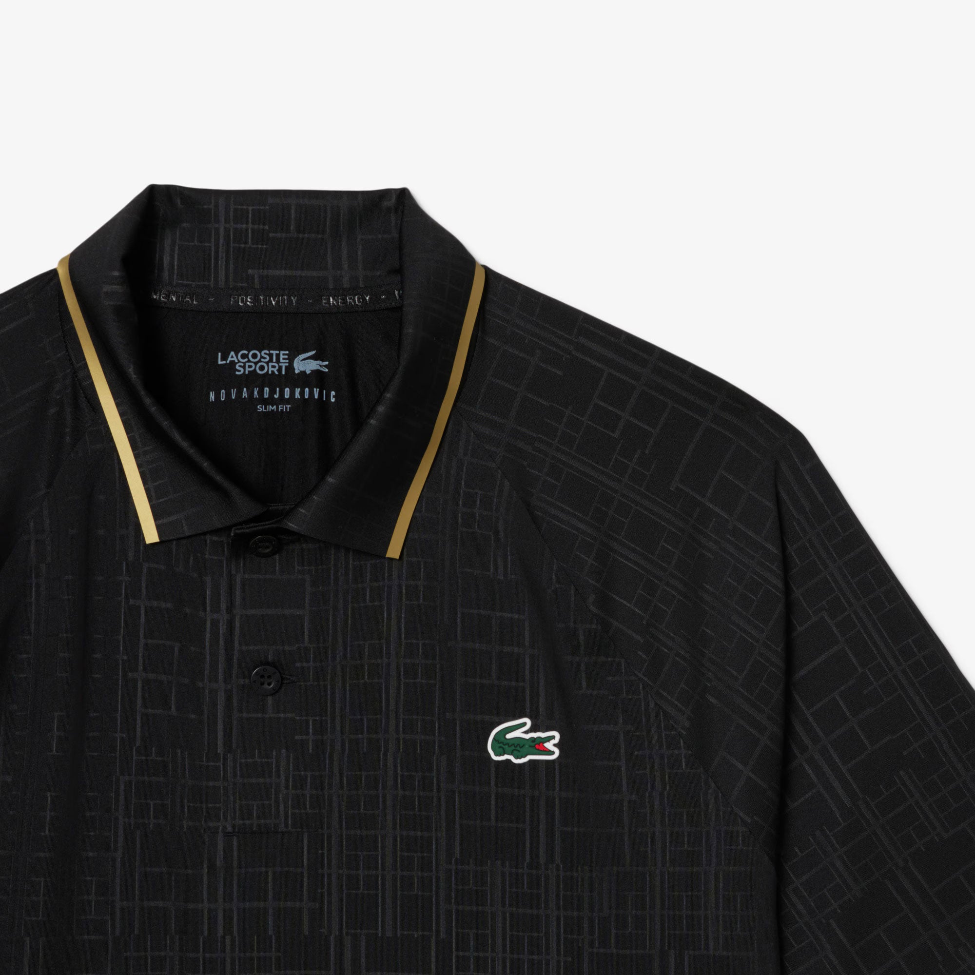 Lacoste x Novak Djokovic Men's On-Court Seamless Tennis Polo - Black (6)