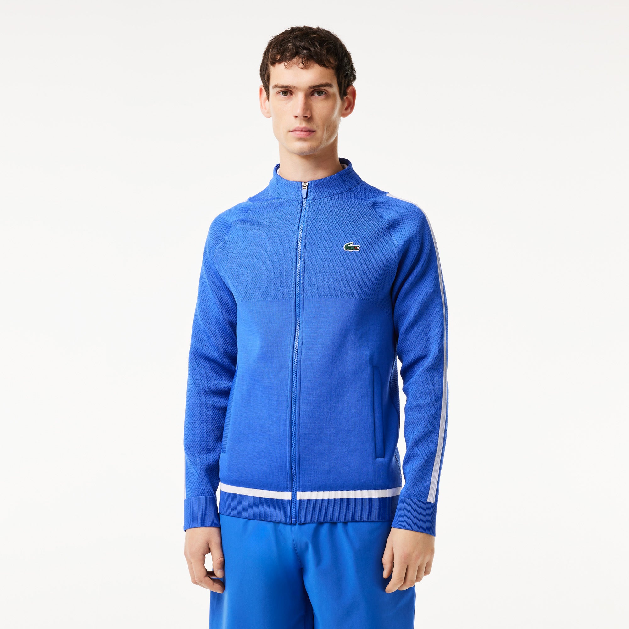 Lacoste x Novak Djokovic Men's Tennis Jacket - Blue (1)