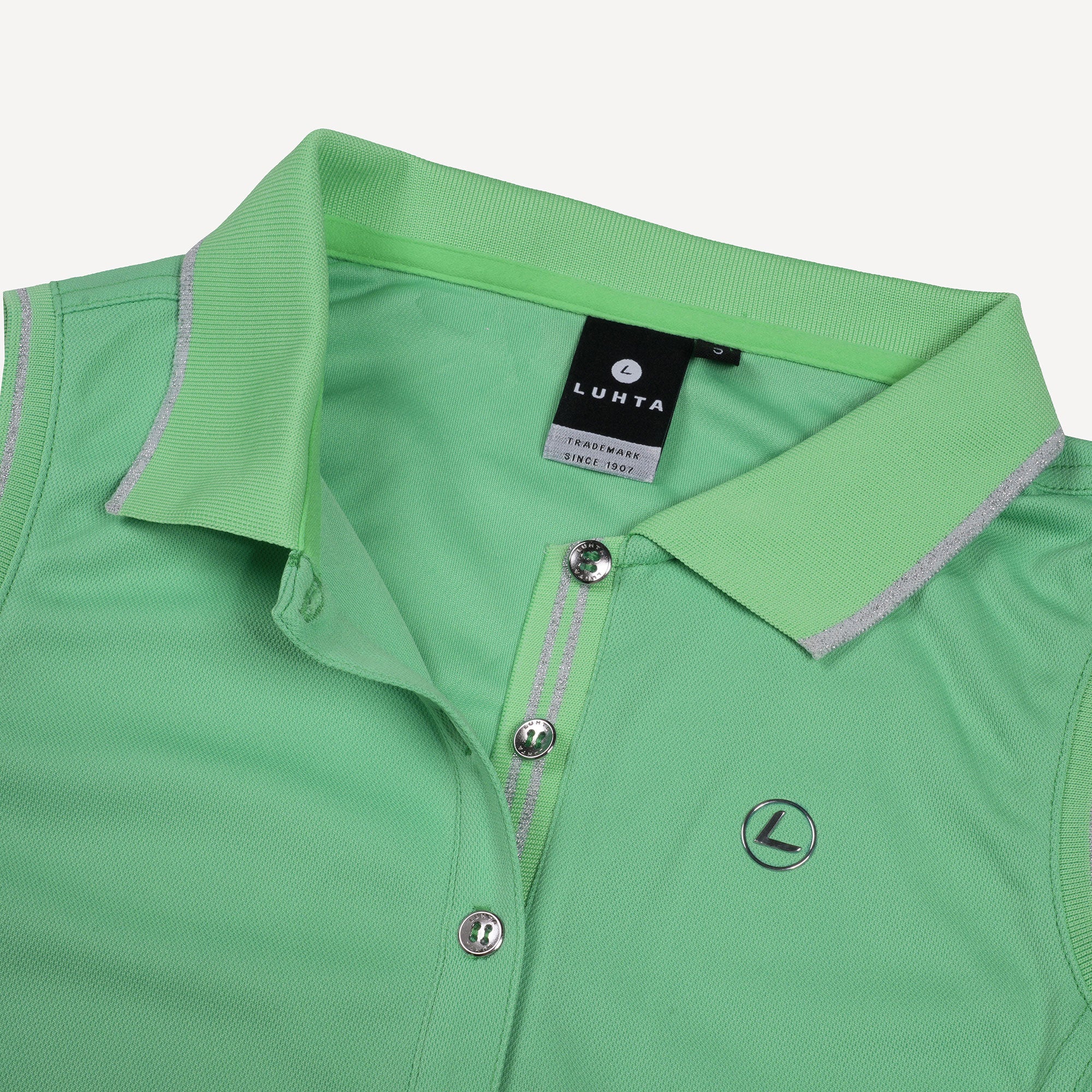 Luhta Kivisaari Women's Sleeveless Tennis Polo - Green (3)