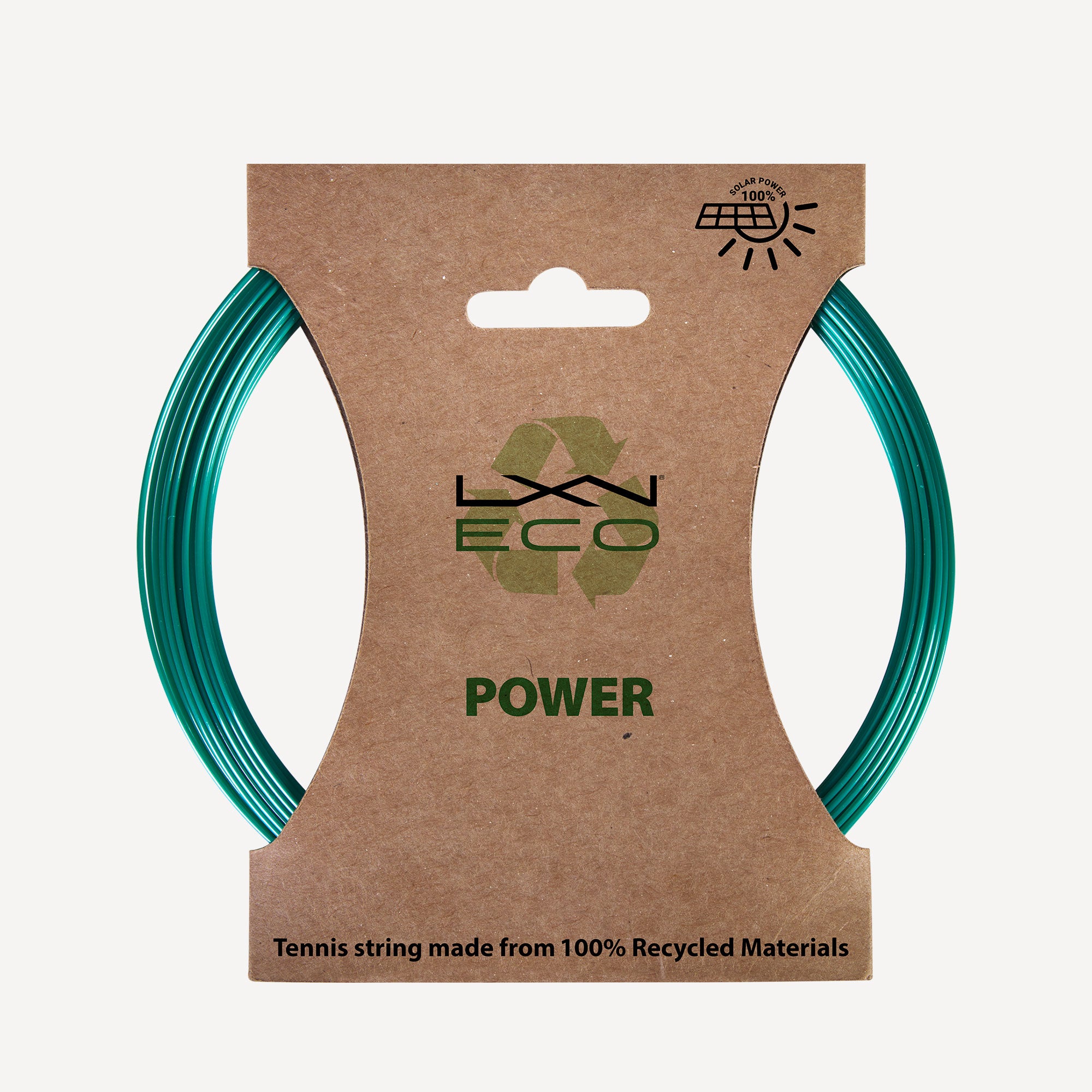 Luxilon ECO Power Tennis String Set 12 m - Green (1)