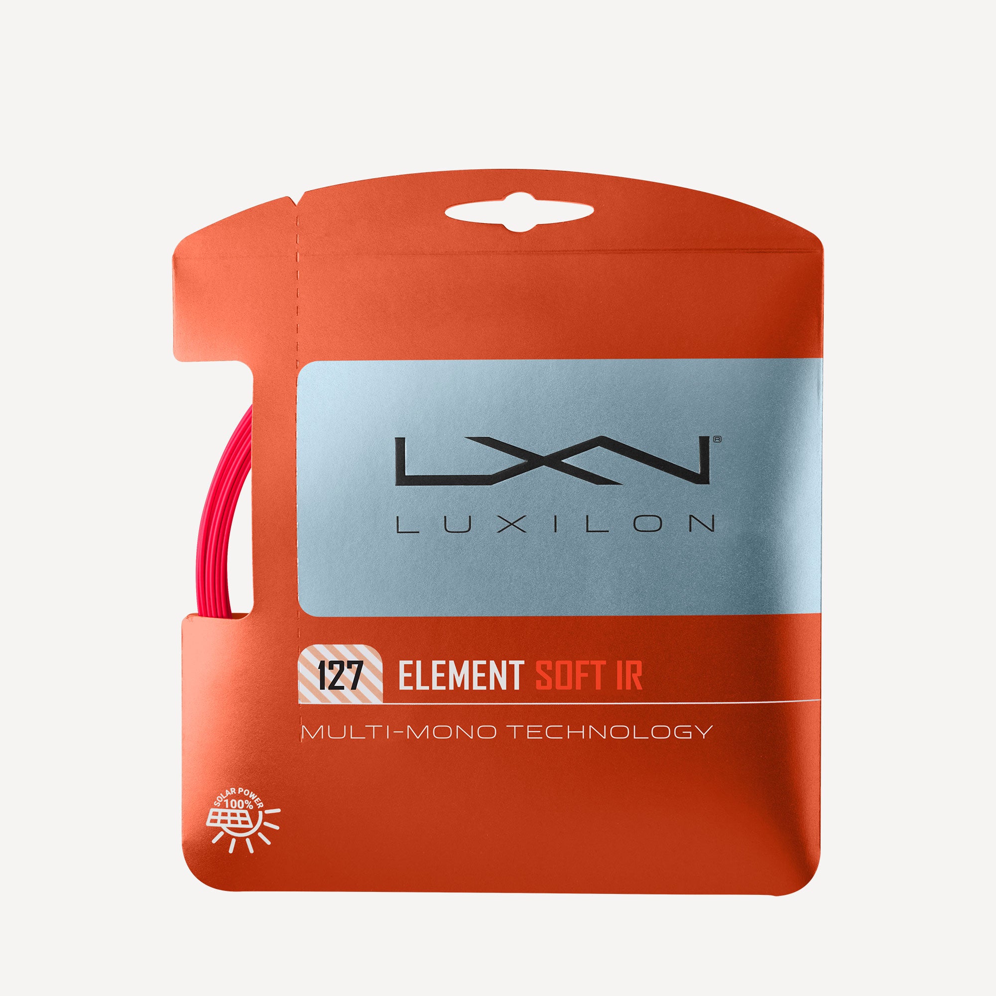 Luxilon Element Soft Tennis String Set 12 m Red Tennis Only