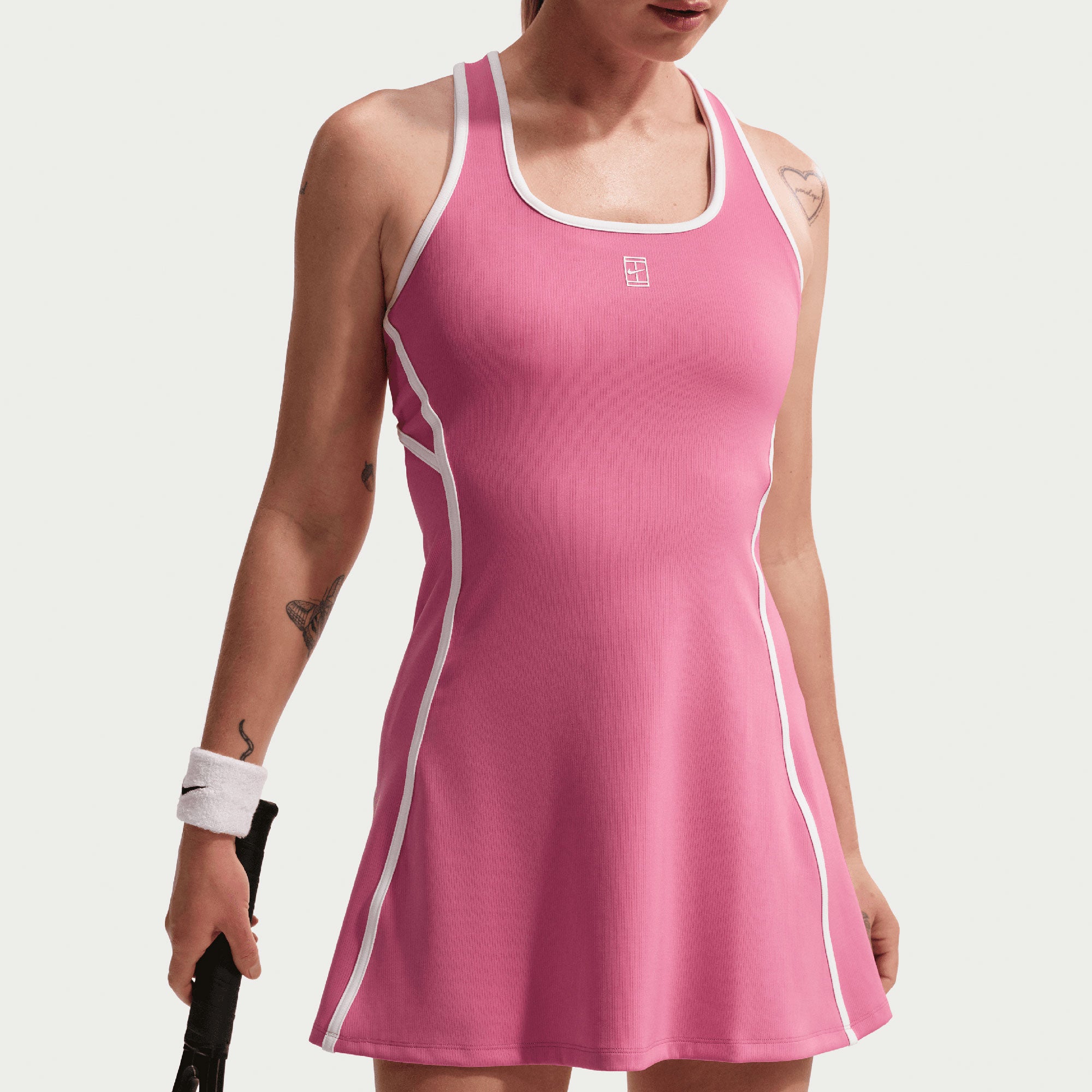 Nike Advantage Women's Dri-FIT Tennis Dress - Pink (2)