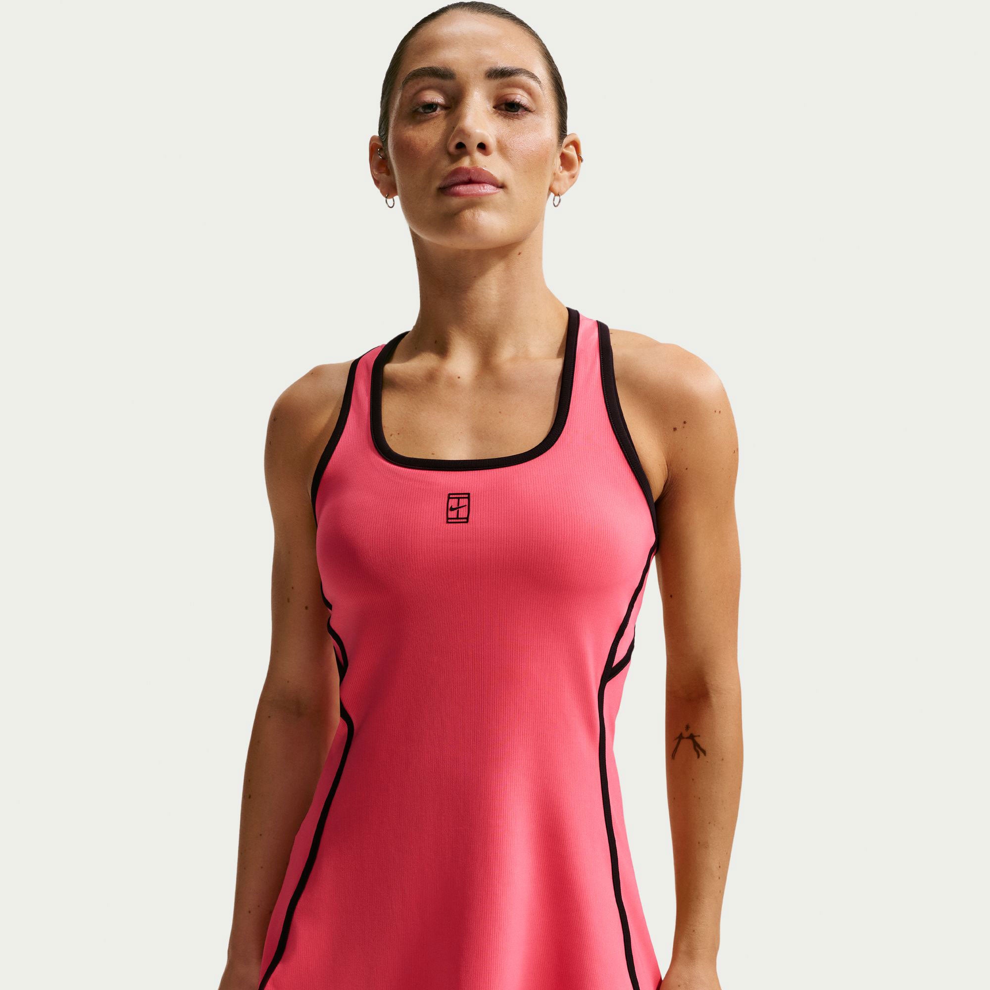 Nike Advantage Women's Dri-FIT Tennis Dress - Orange (3)