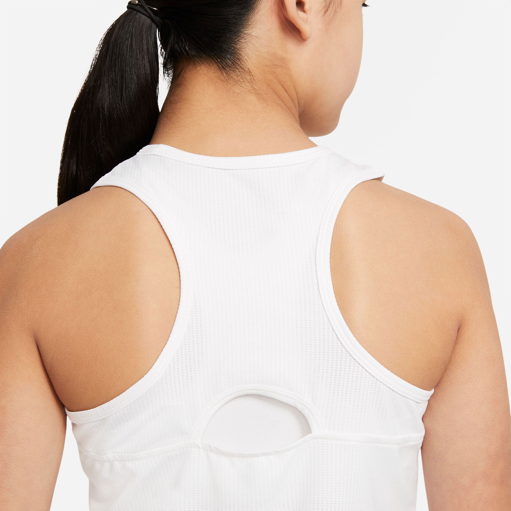 NikeCourt Victory Girls' Dri-FIT Tennis Tank - White (4)