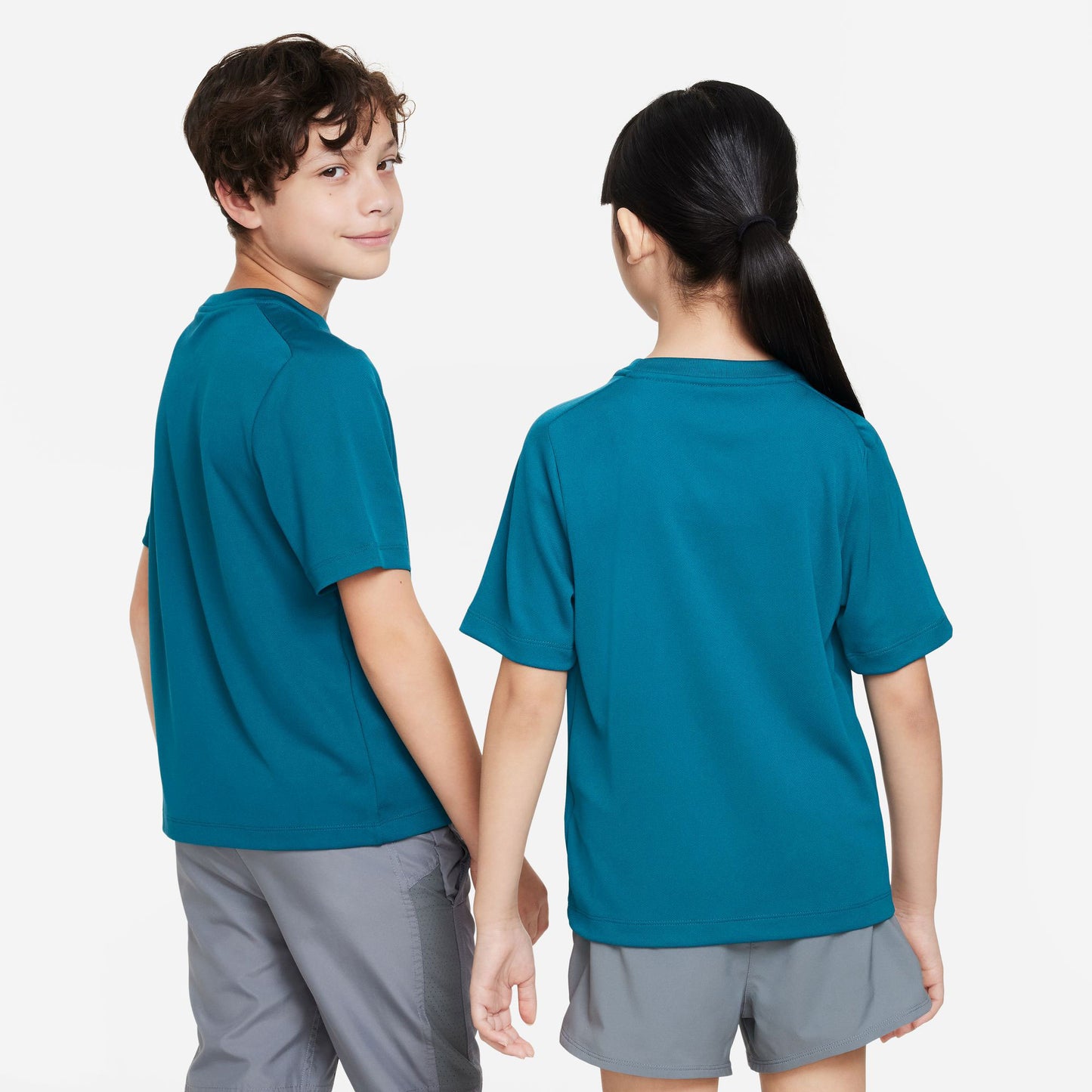 Nike Dri-FIT Multi Boys' Short Sleeve Shirt Green (2)