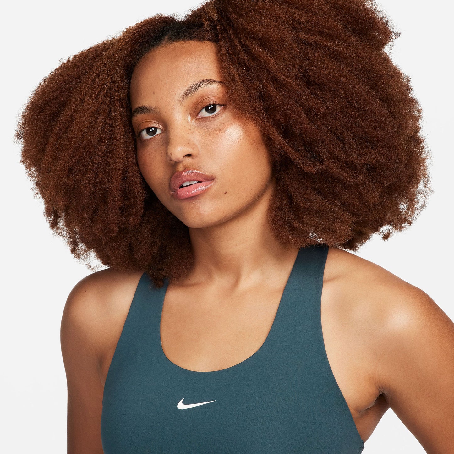 Nike Dri-FIT Swoosh Women's Bra Tank Green (3)