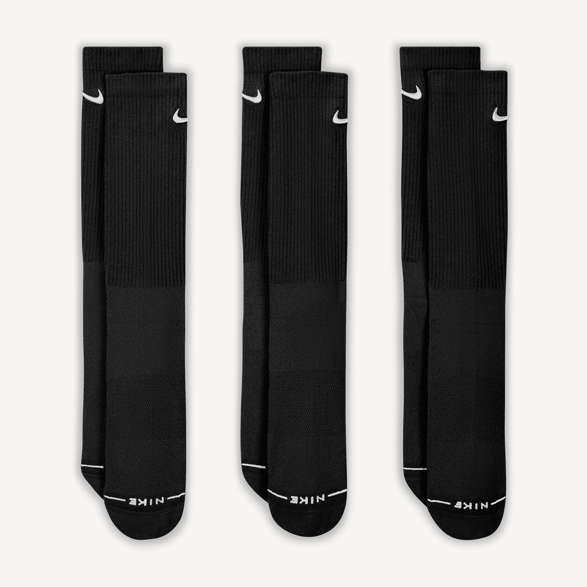 Nike Everyday Crew Socks - Black (2)