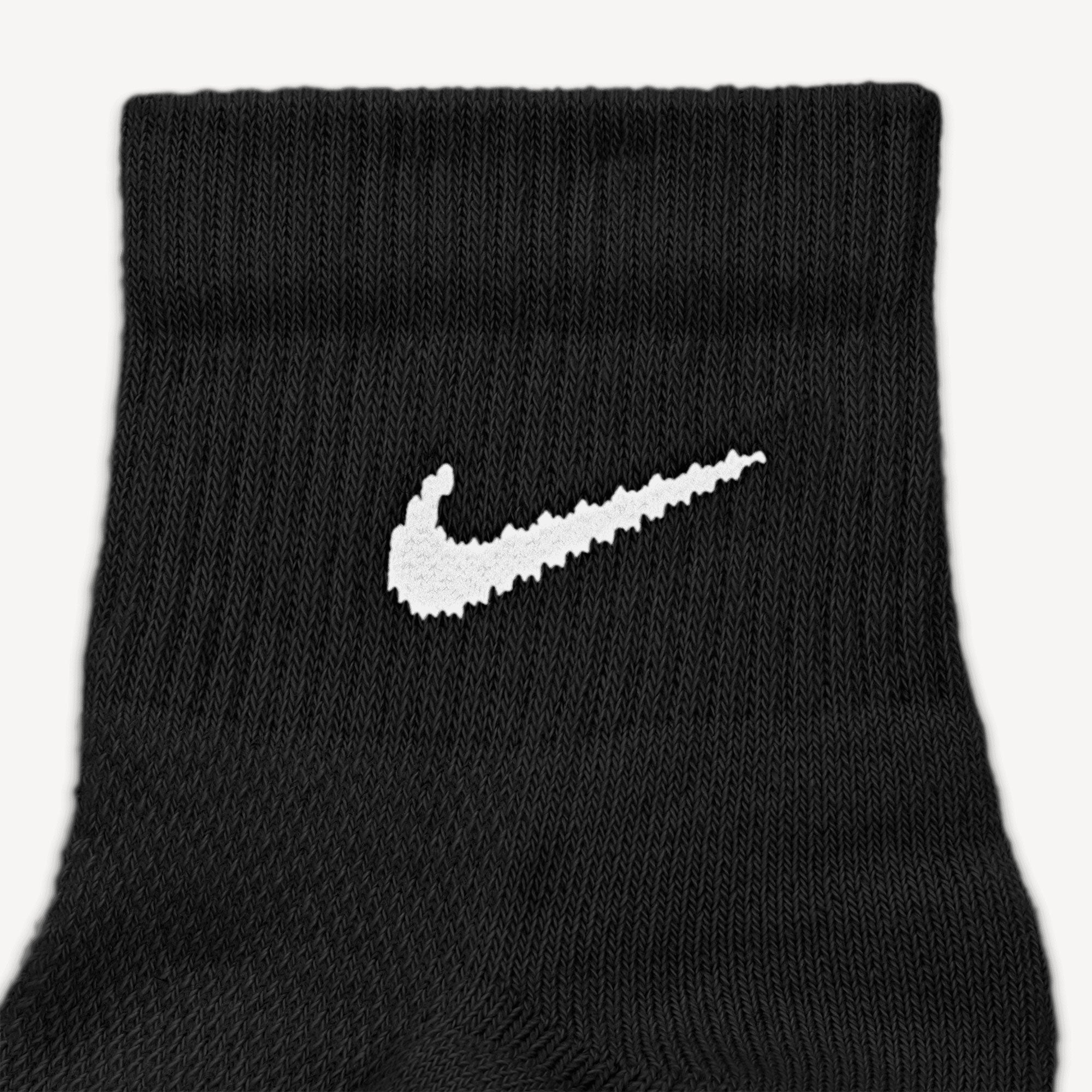 Nike Everyday Elevated Ankle Socks - Black (4)