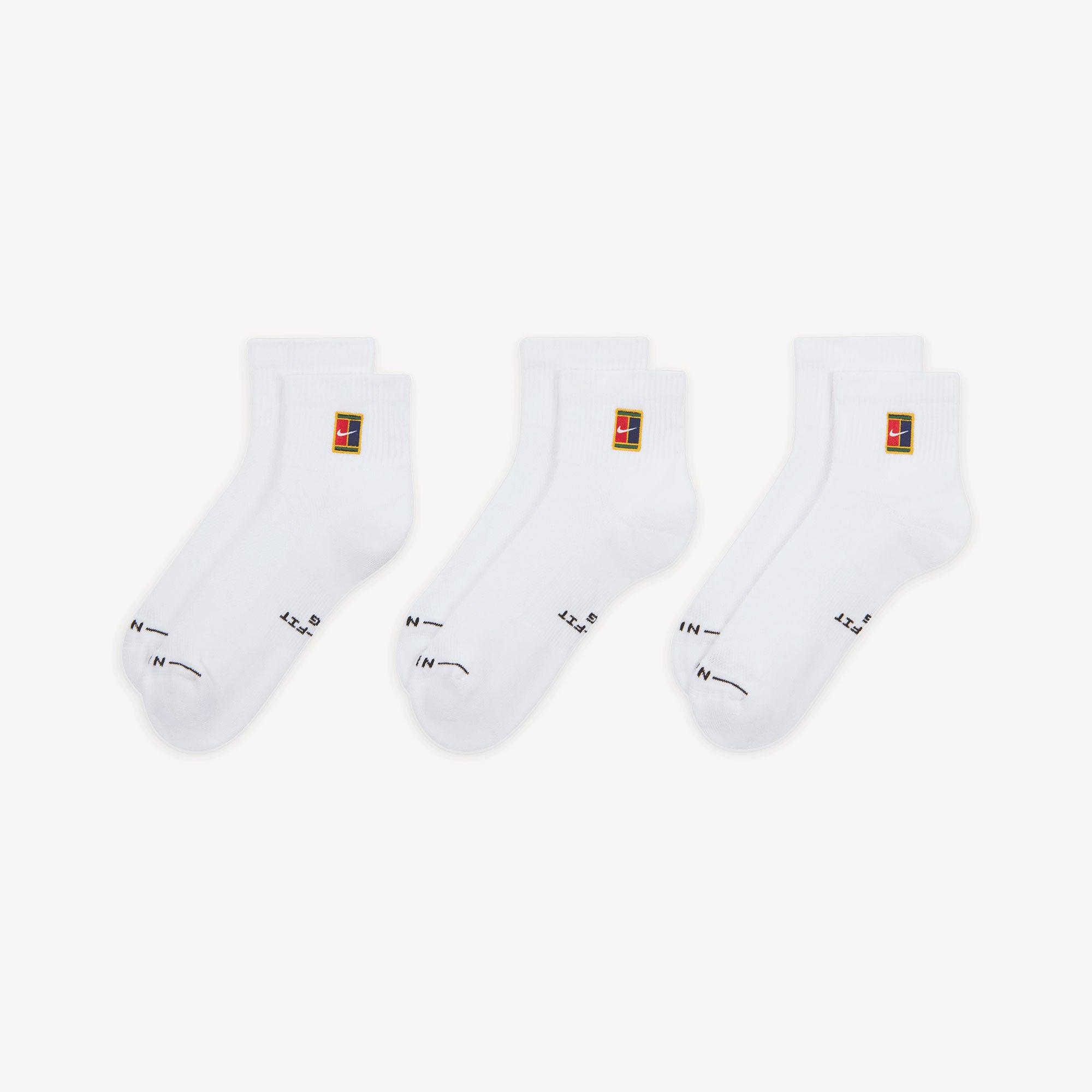 NikeCourt Everyday Elevated Tennis Ankle Socks - White (2)