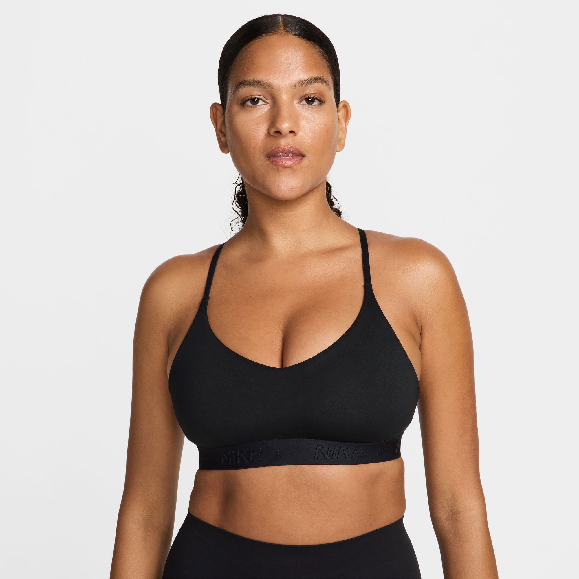Nike Indy Women's Dri-FIT Padded Sports Bra - Black (1)