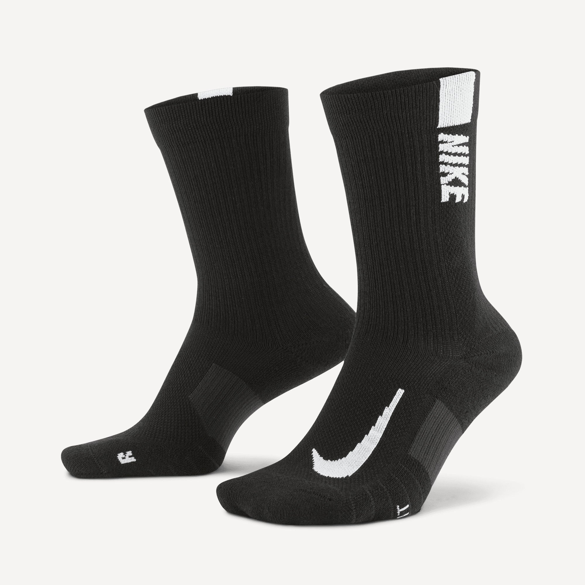 Nike Multiplier Crew Socks (2 Pair) - Black (1)
