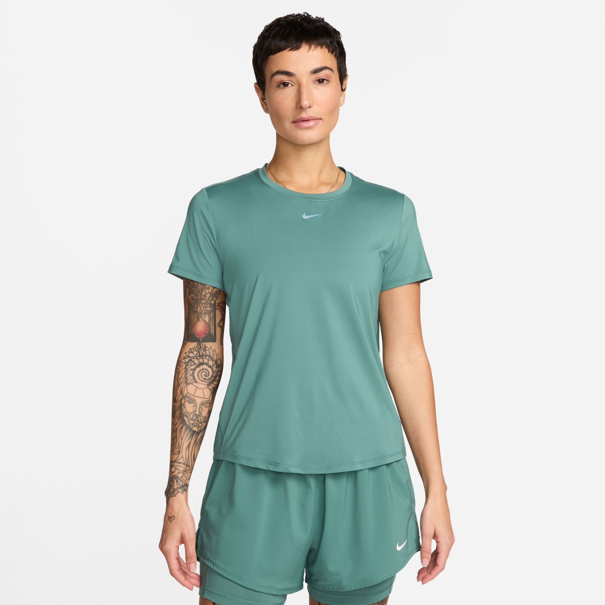 Nike One Classic Women's Dri-FIT Shirt - Green (1)