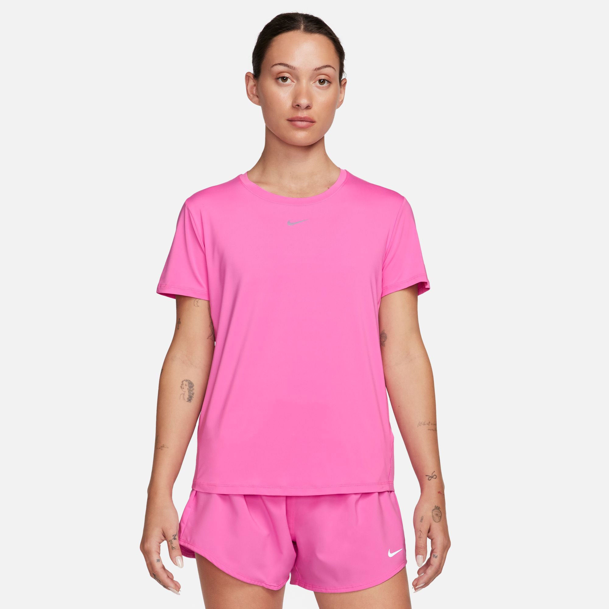 Nike One Classic Women's Dri-FIT Shirt - Pink (1)