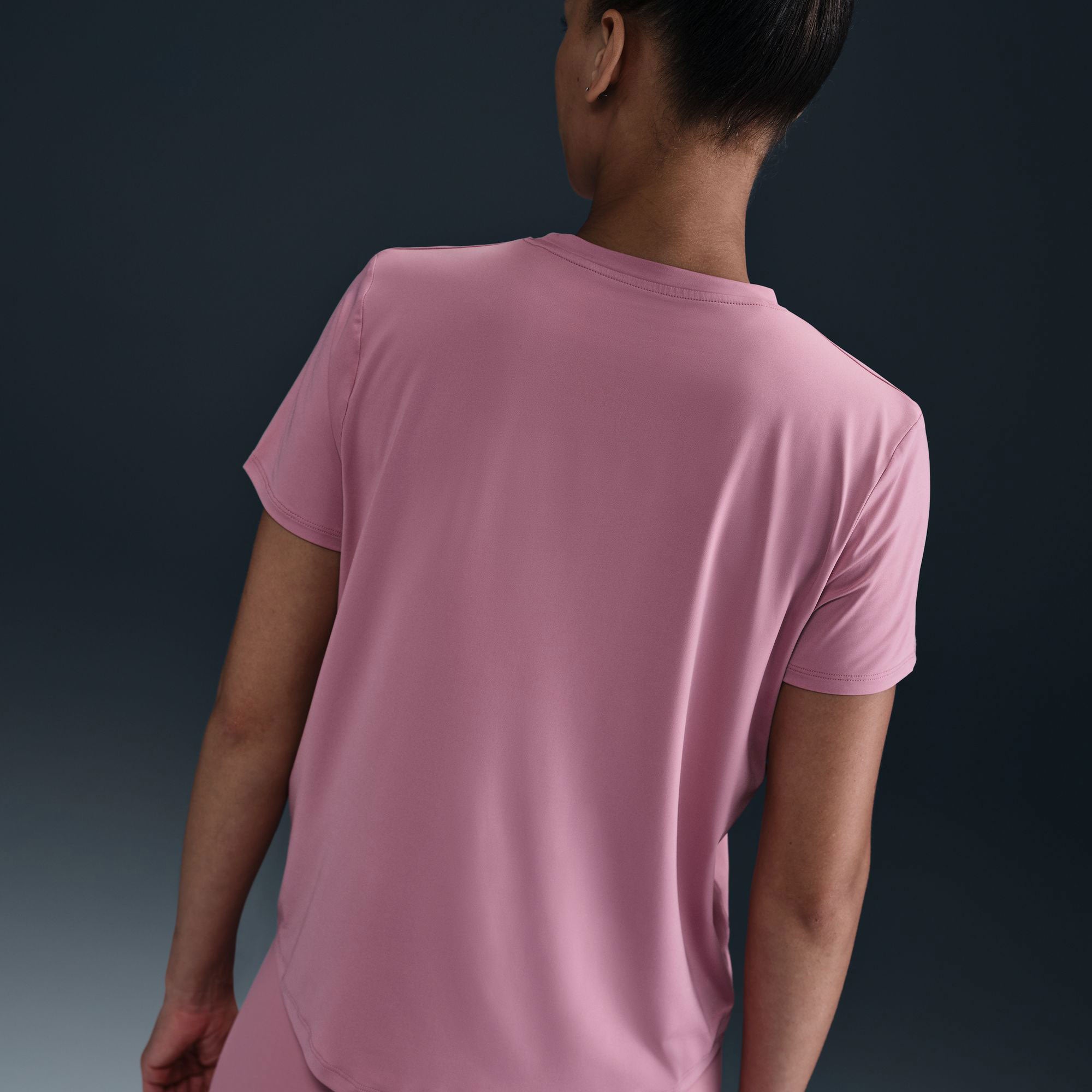 Nike One Classic Women's Dri-FIT Shirt - Pink (2)