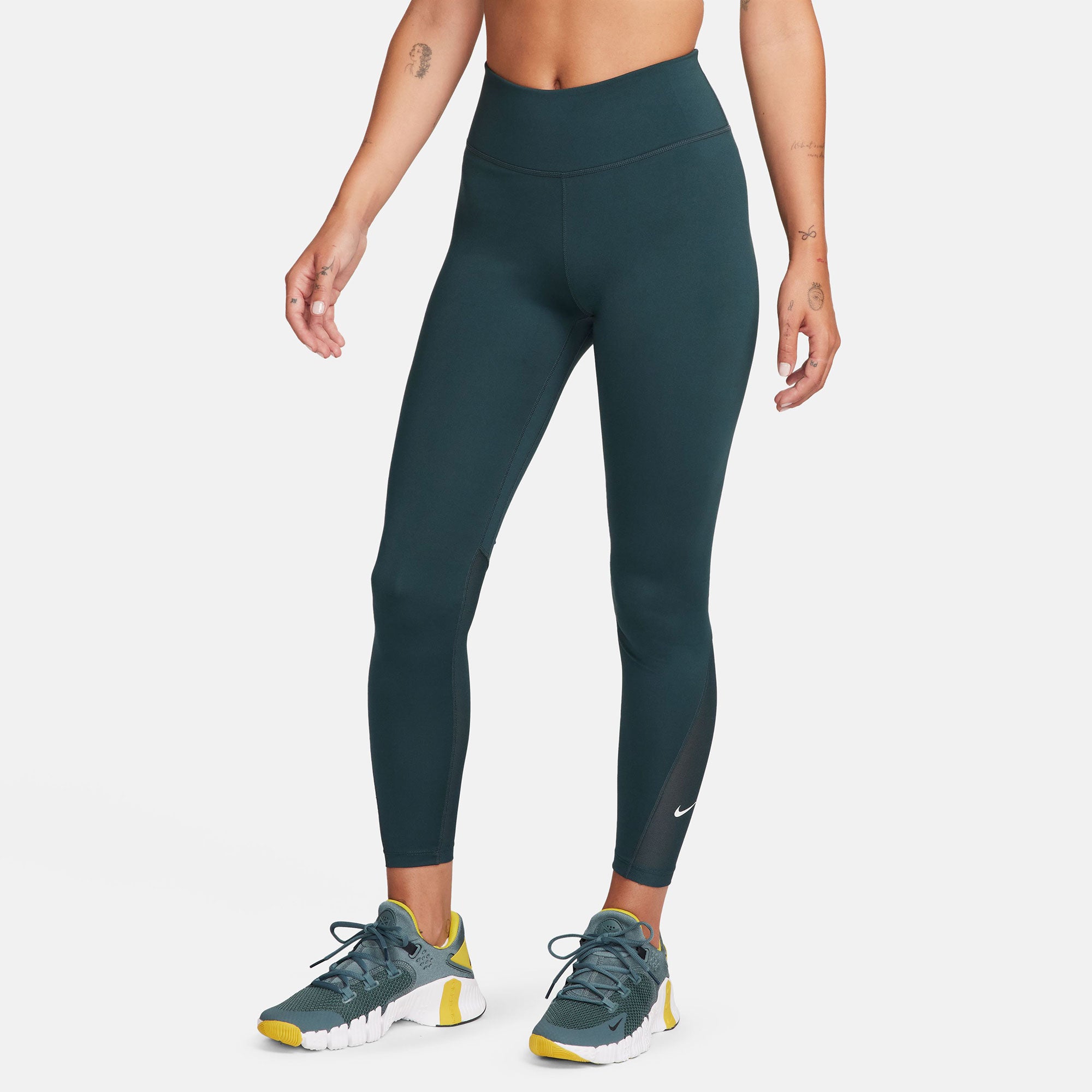 Nike One Dri-FIT Women's Mid-Rise 7/8 Leggings - Green