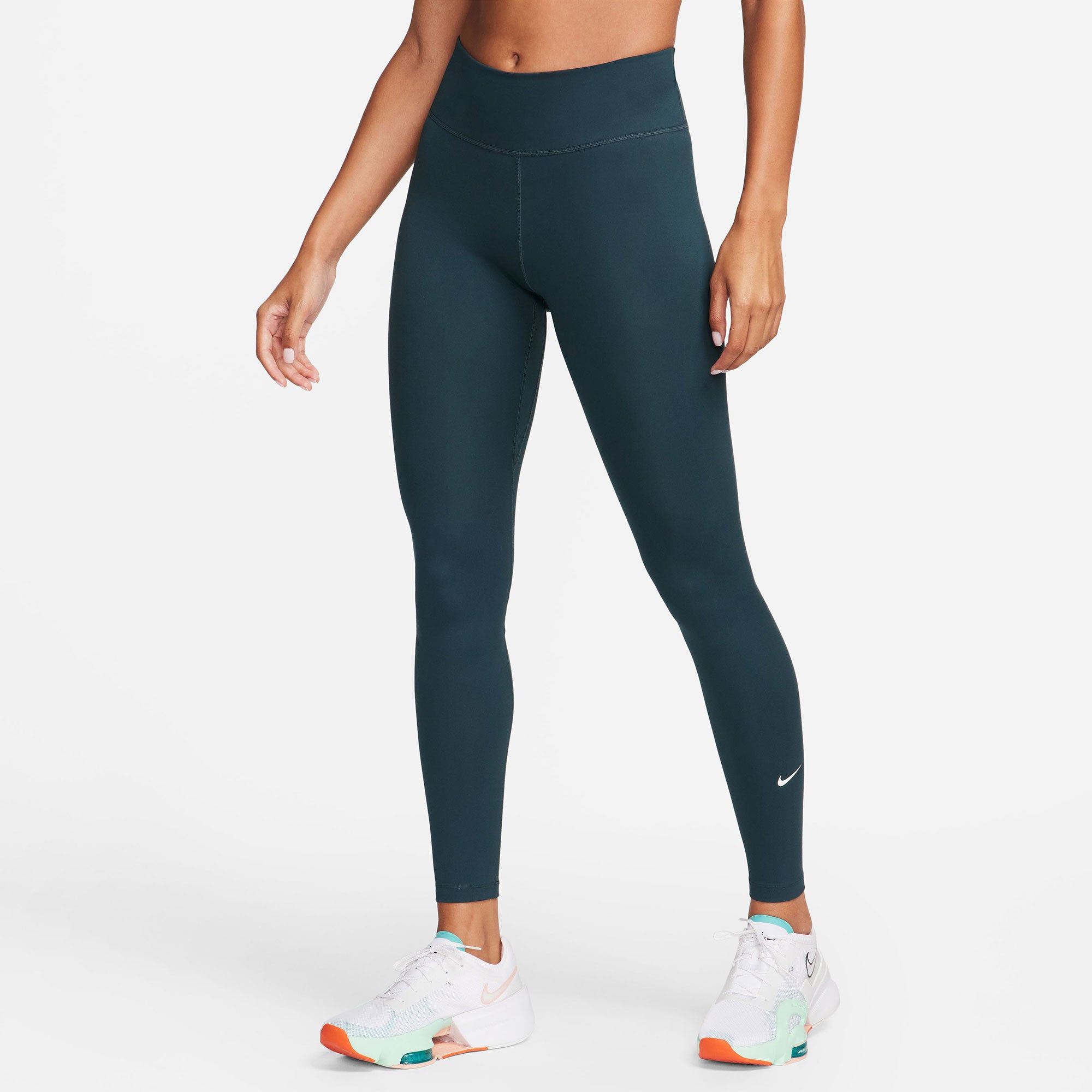 Nike One Dri-FIT Women's Mid-Rise Leggings - Green
