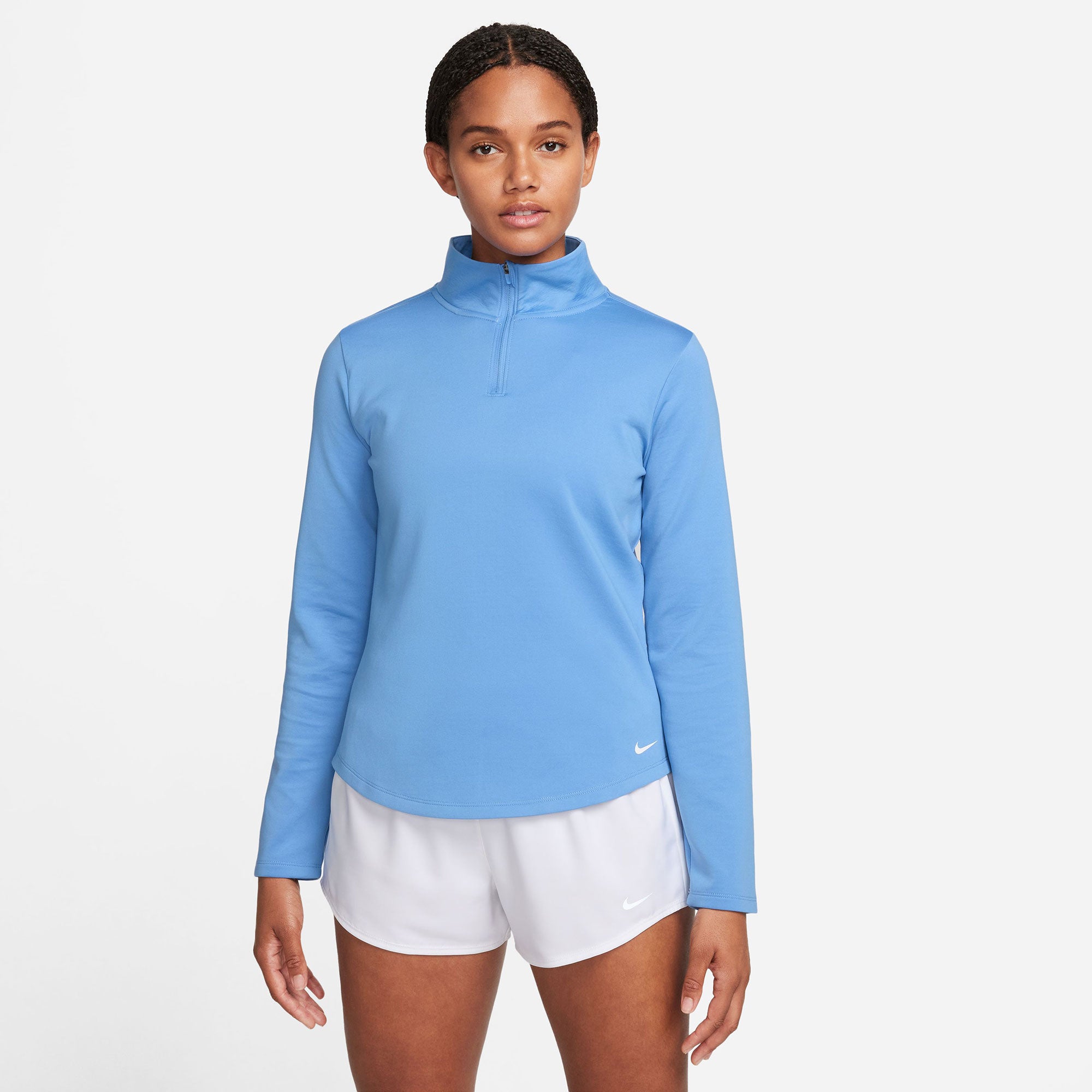 Blue nike deals half zip women's