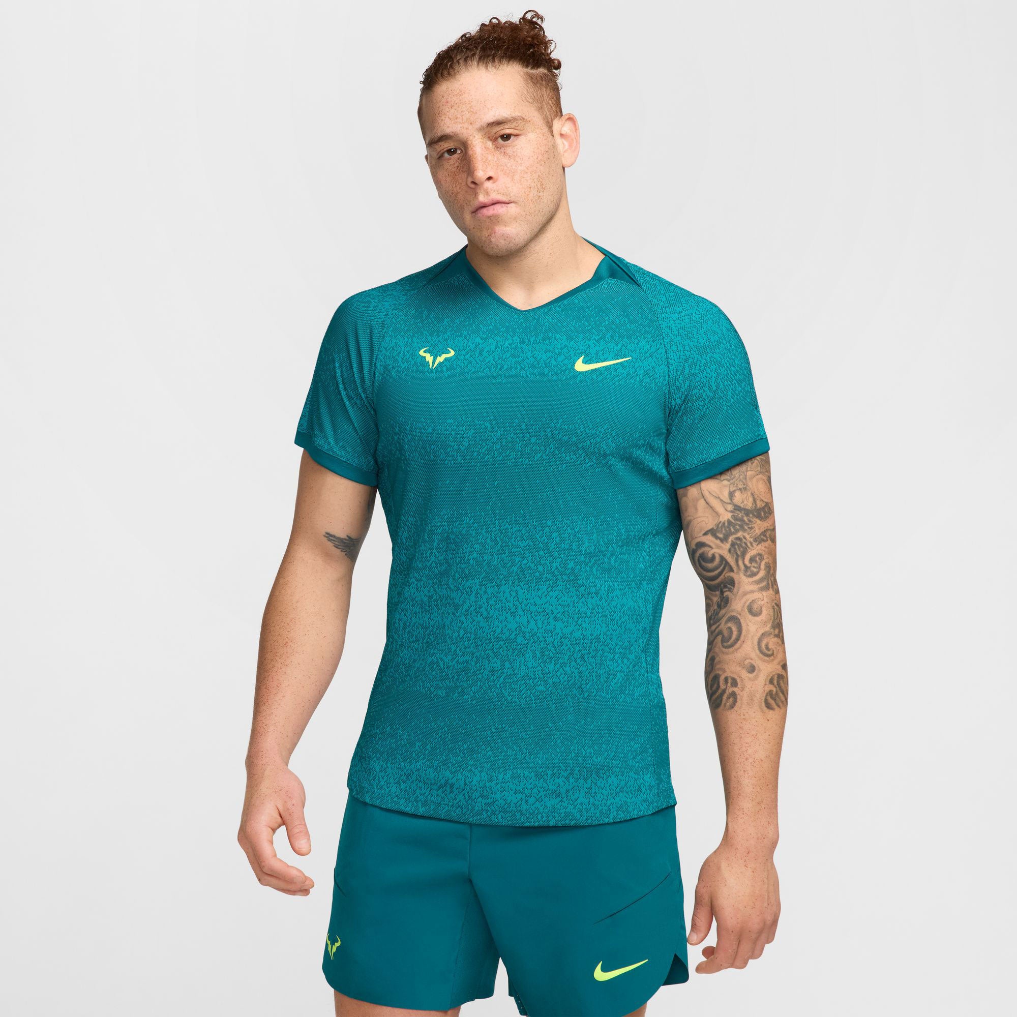 Nike Rafa Men's Dri-FIT ADV Tennis Shirt - Green (1)