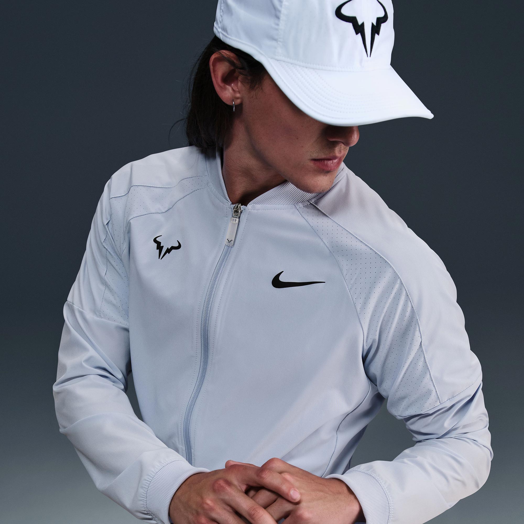 Nike Rafa Men's Dri-FIT Tennis Jacket - Grey (3)