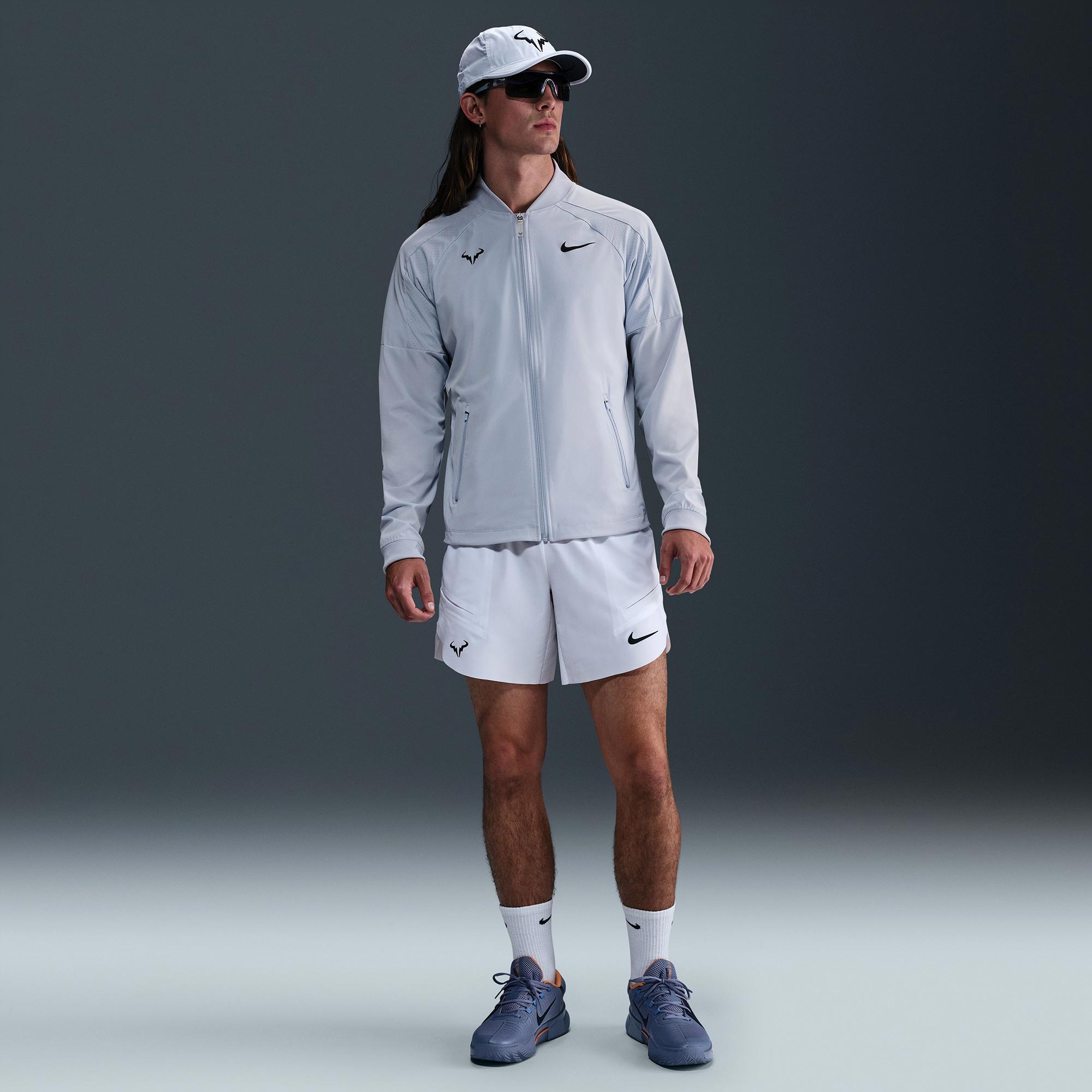 Nike Rafa Men's Dri-FIT Tennis Jacket - Grey (4)