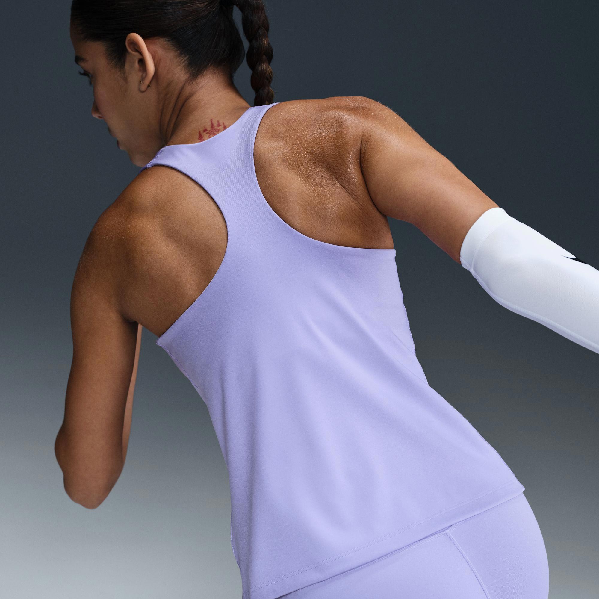 Nike Swoosh Women's Dri-FIT Bra Tank - Purple (2)