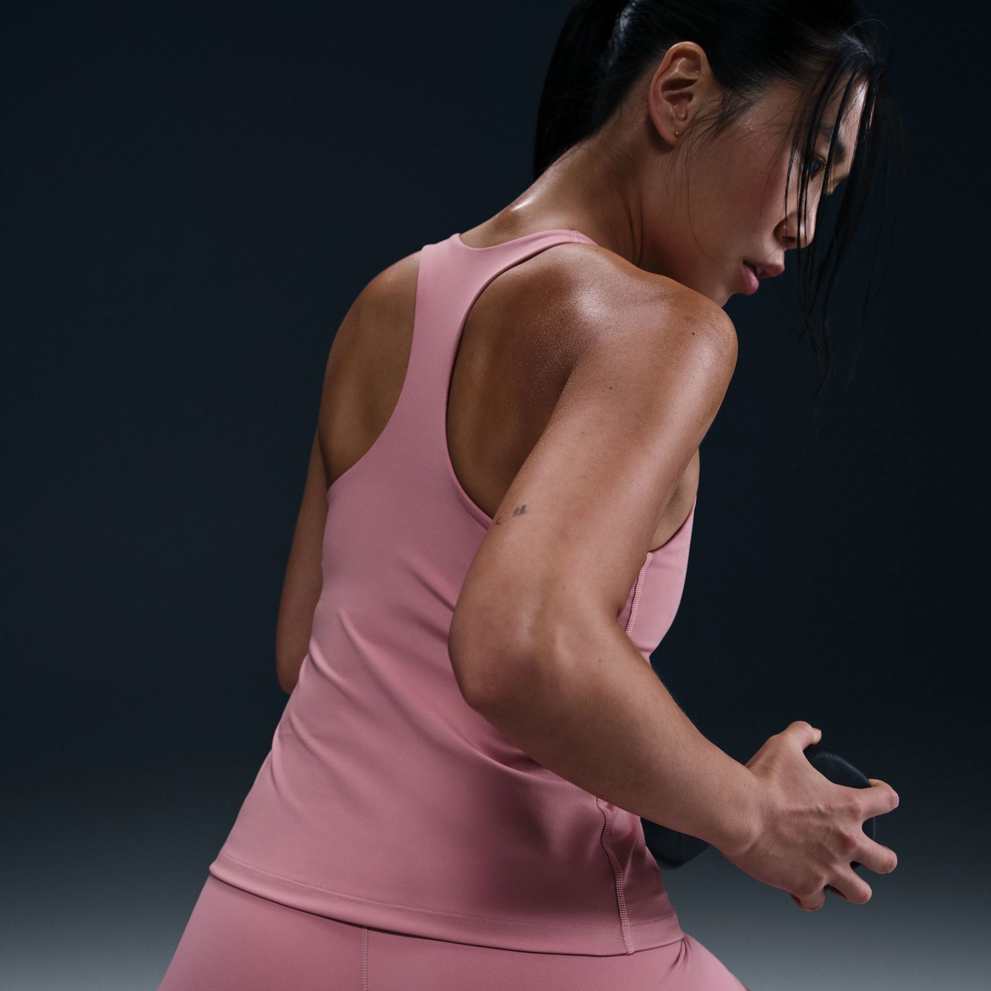 Nike Swoosh Women's Dri-FIT Bra Tank - Pink (2)